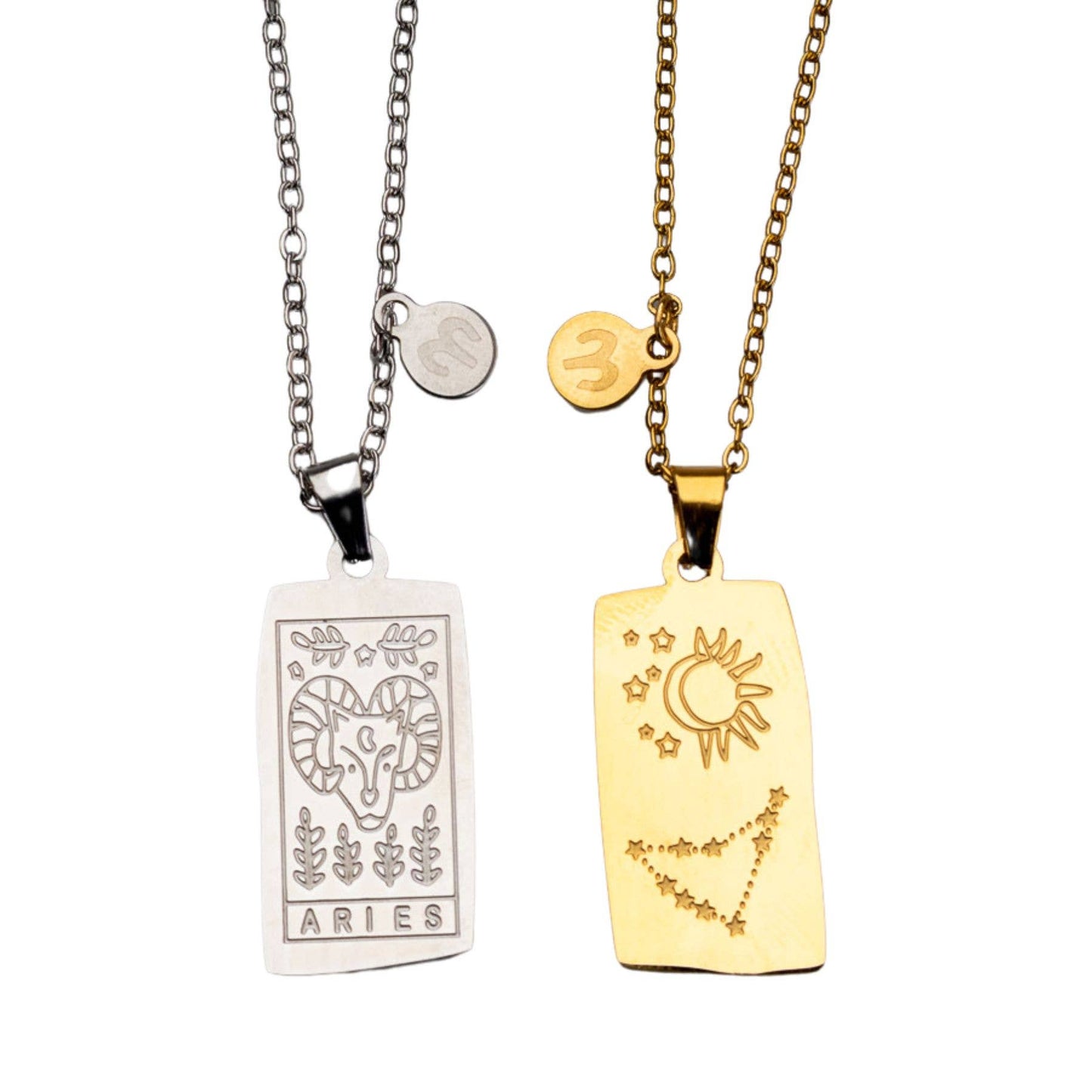 Zodiac Tarot Card & Astrology Necklace