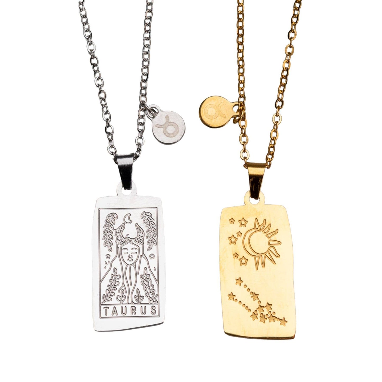 Zodiac Tarot Card & Astrology Necklace