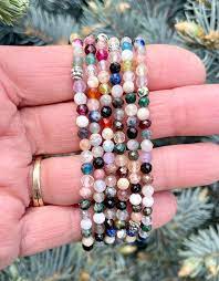 Stretchy Stone Bracelets 4mm
