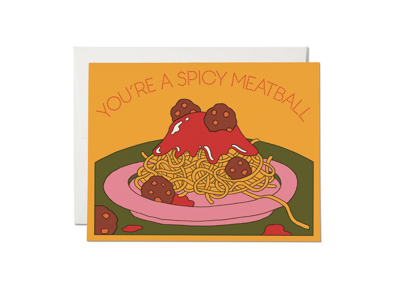 Spicy Meatball Friendship Card