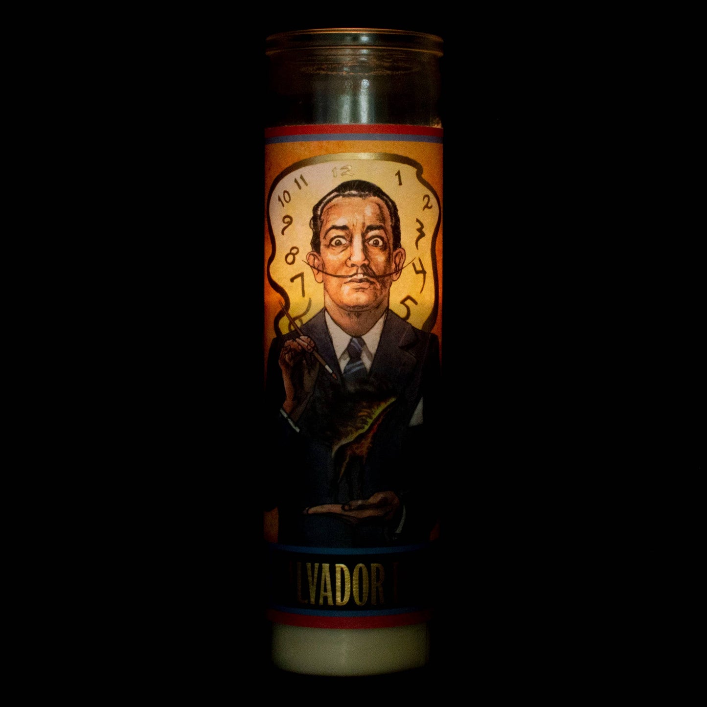 Salvador Dali Secular Saint Candle