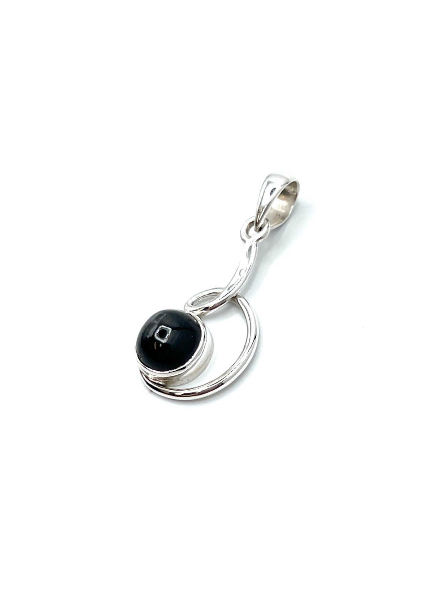 Circle Swirl Pendants Premium Stones