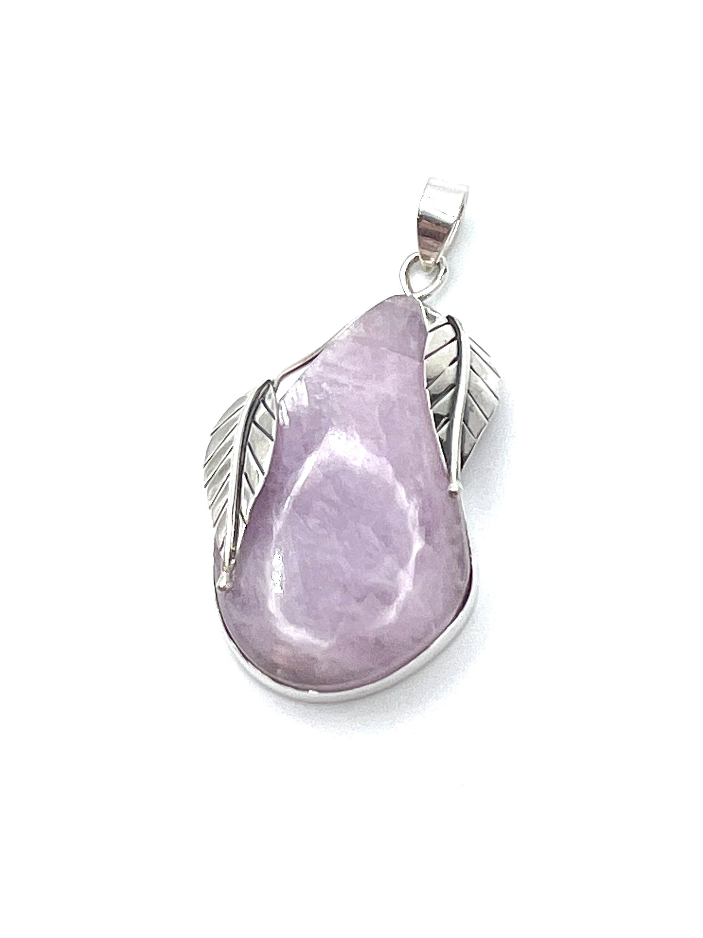 Kunzite Leaf Pendants