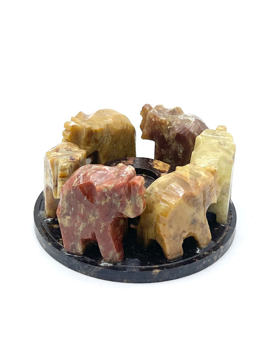Soapstone Elephant Incense Holder