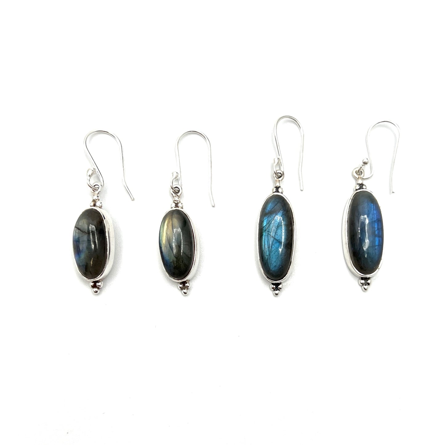 Large Bali Oval Earrings