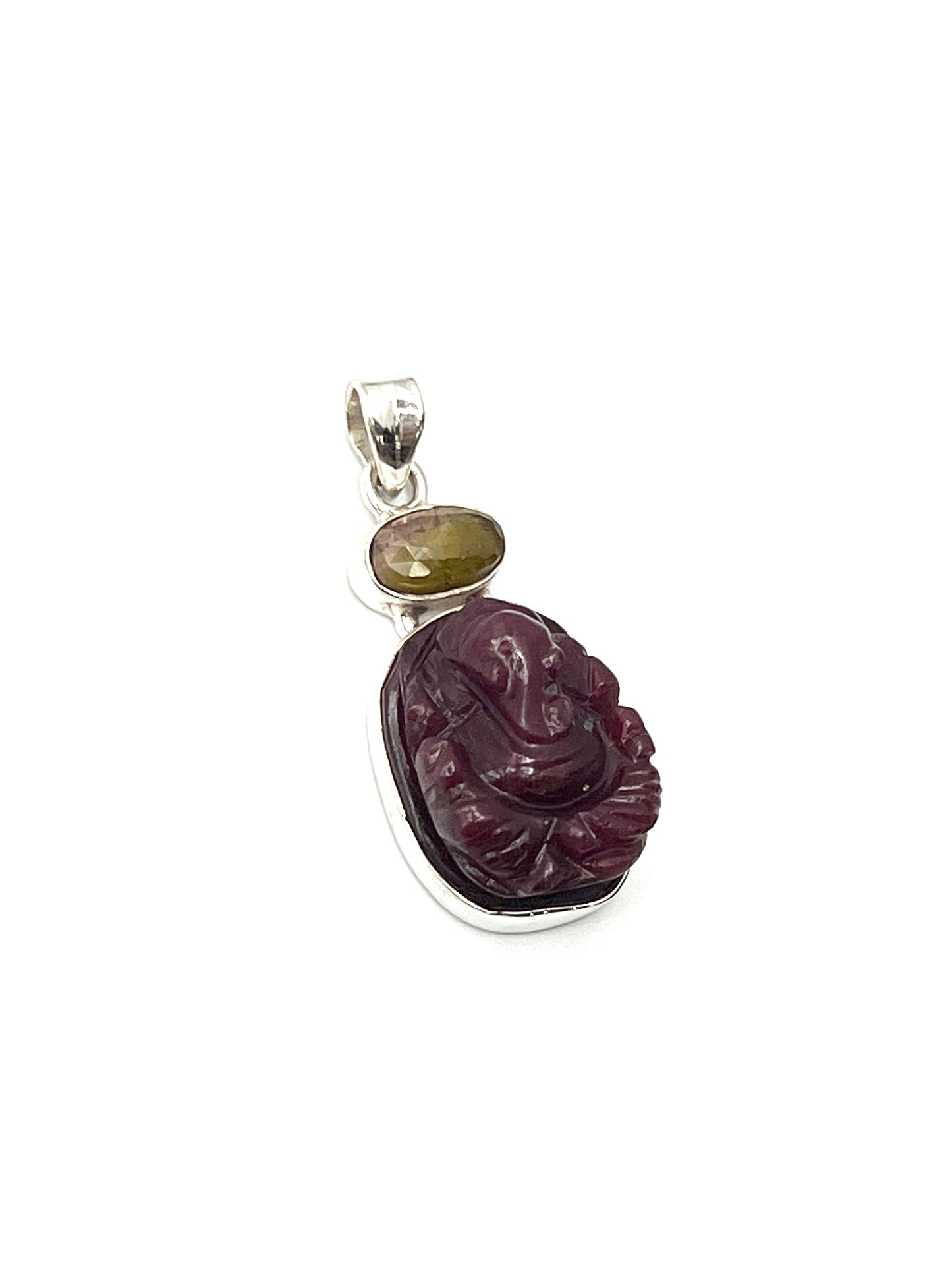 Ruby Ganesh Pendants