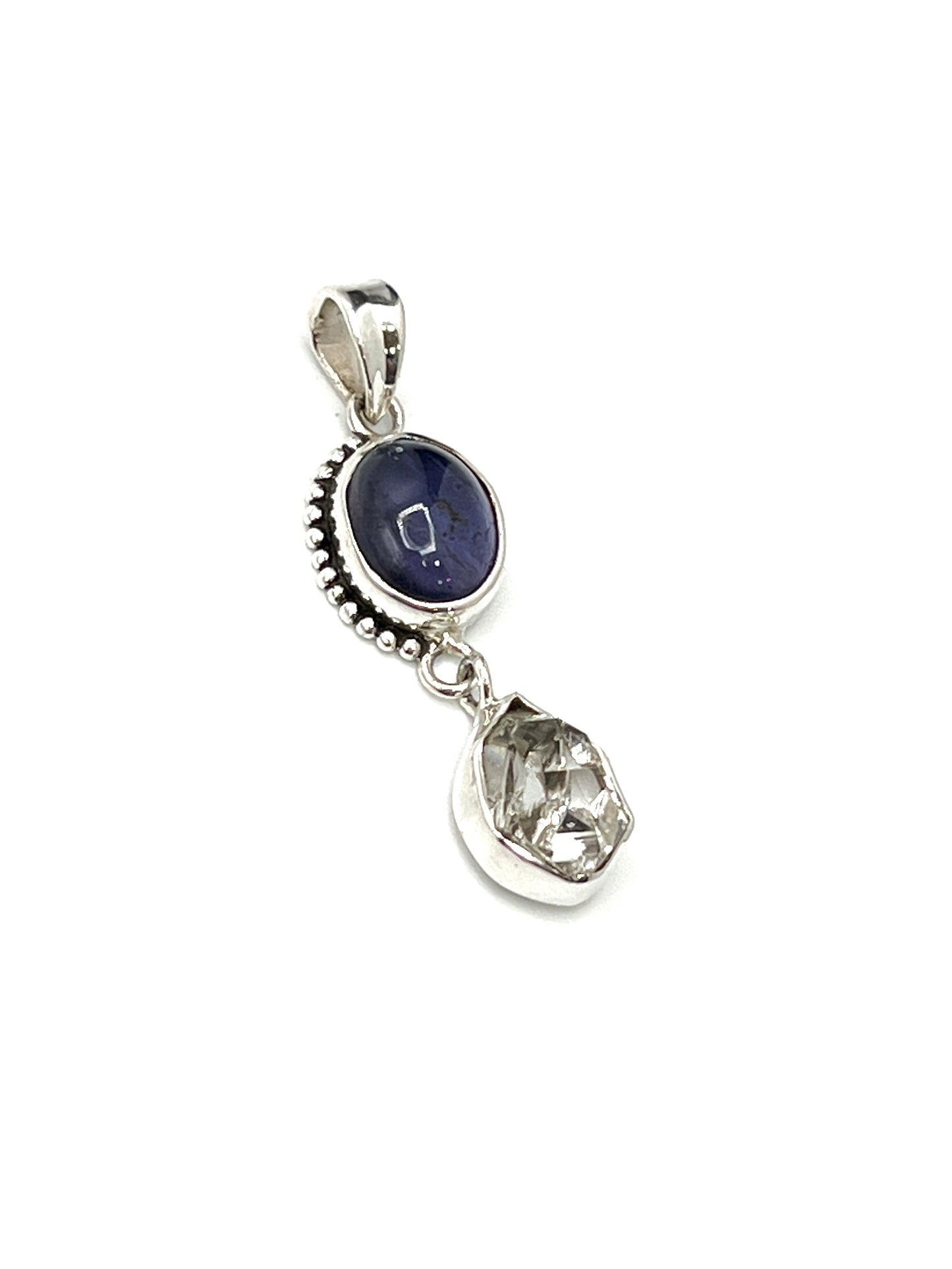 Bali Oval Herkimer Pendants