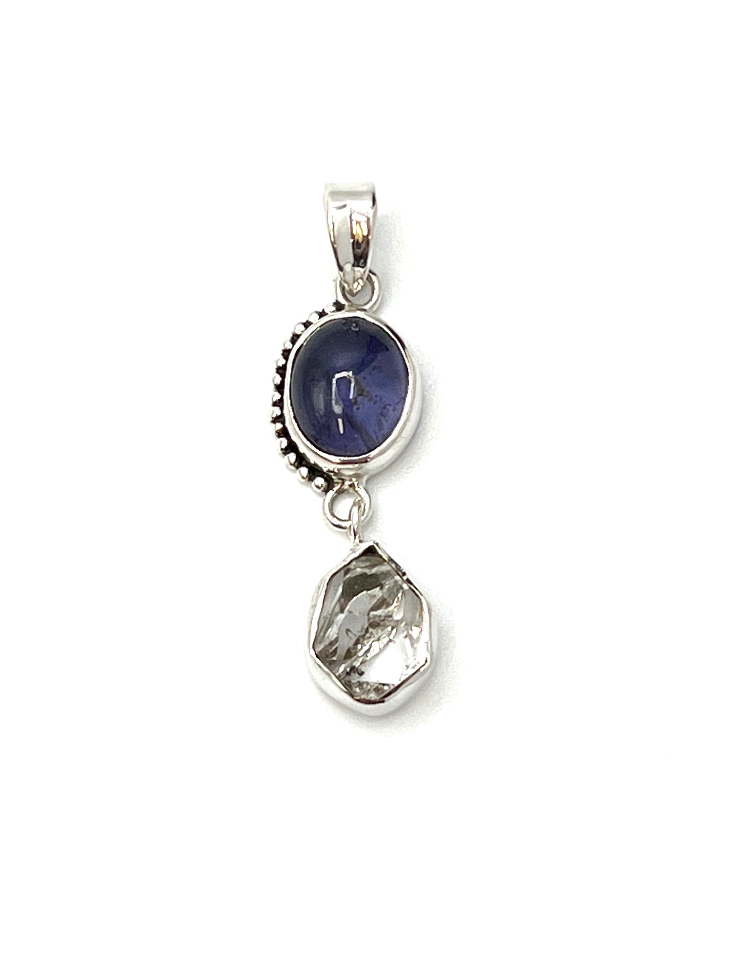 Bali Oval Herkimer Pendants