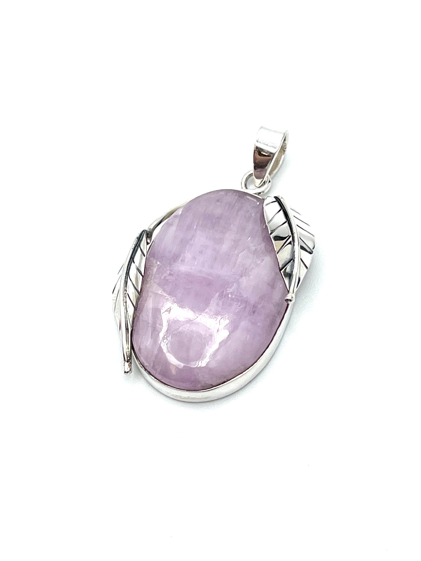 Kunzite Leaf Pendants