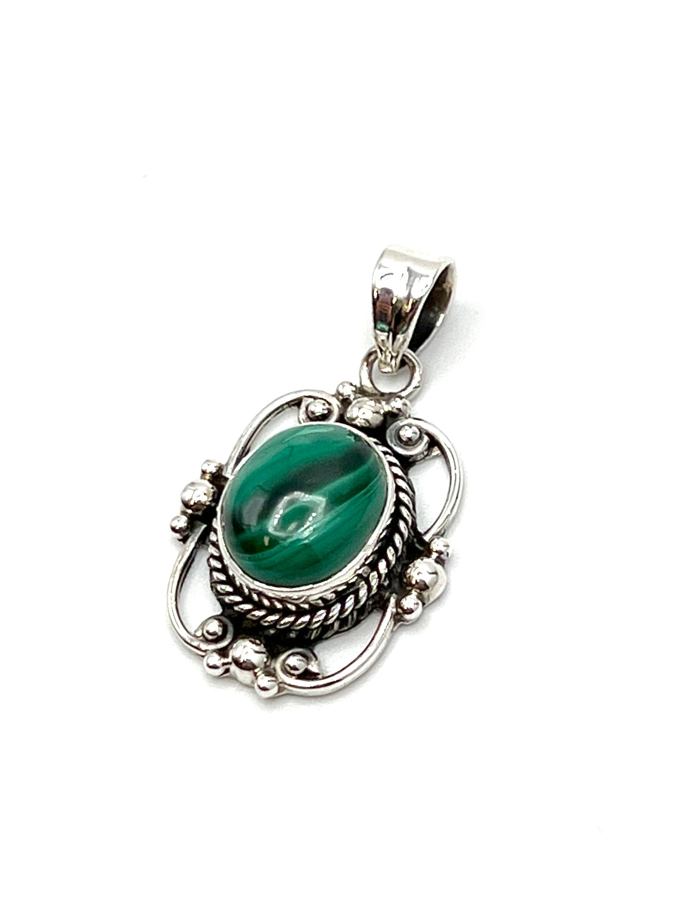 Sterling Silver Victorian Mirror Pendants