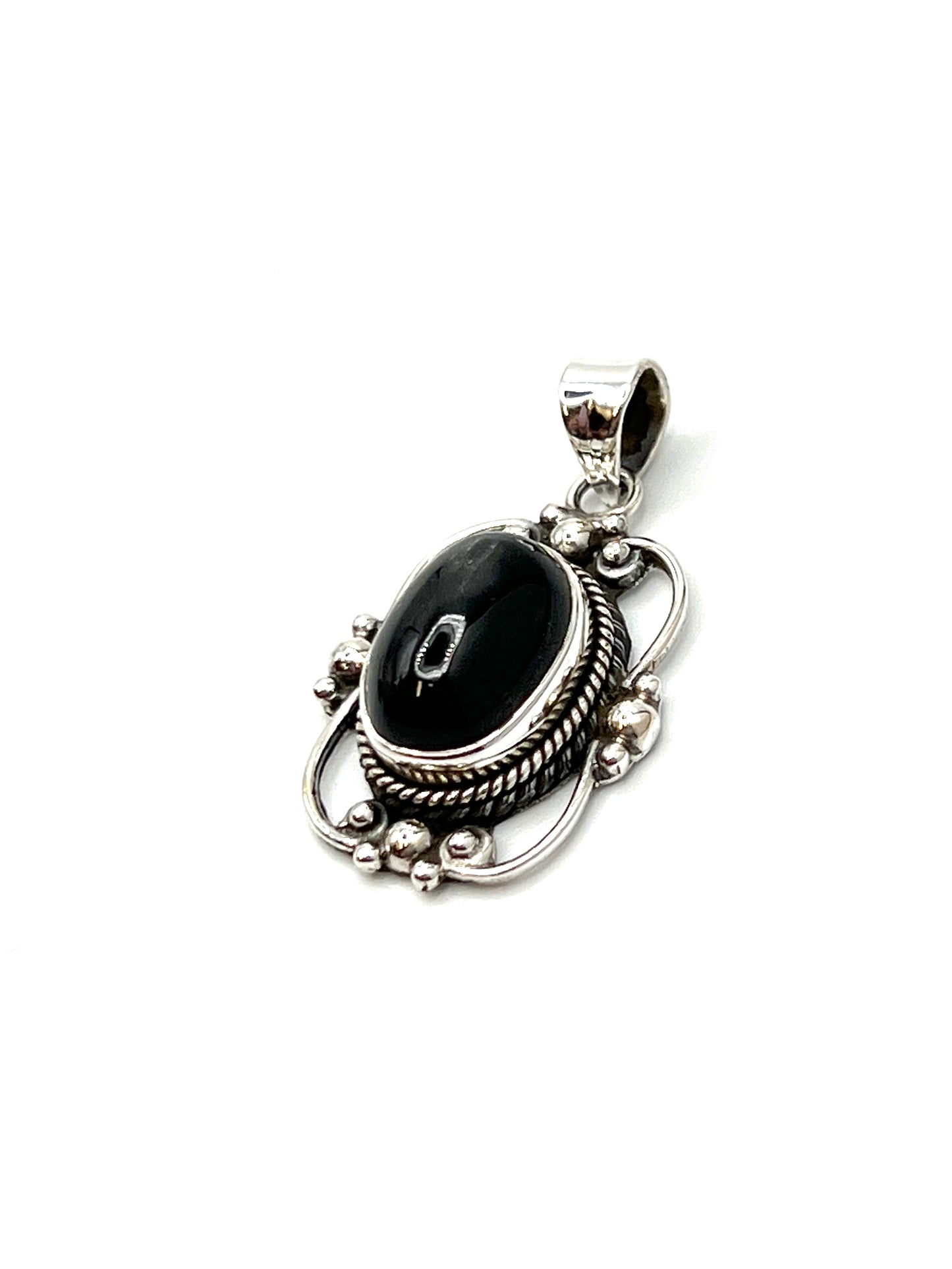 Sterling Silver Victorian Mirror Pendants