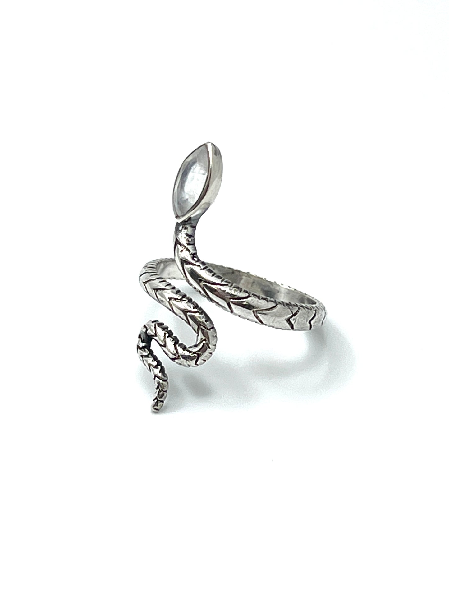 Gemstone Snake Rings