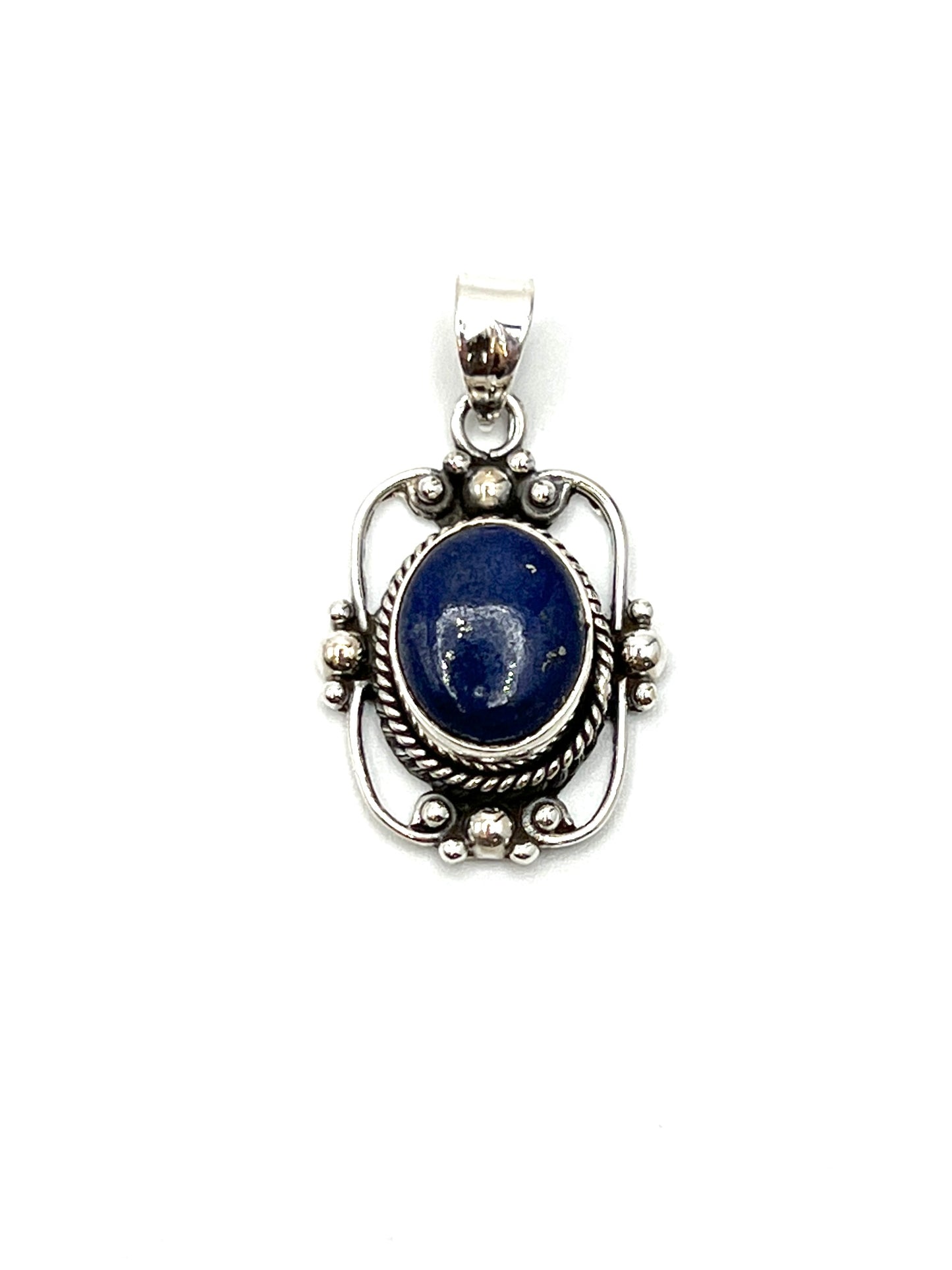 Sterling Silver Victorian Mirror Pendants