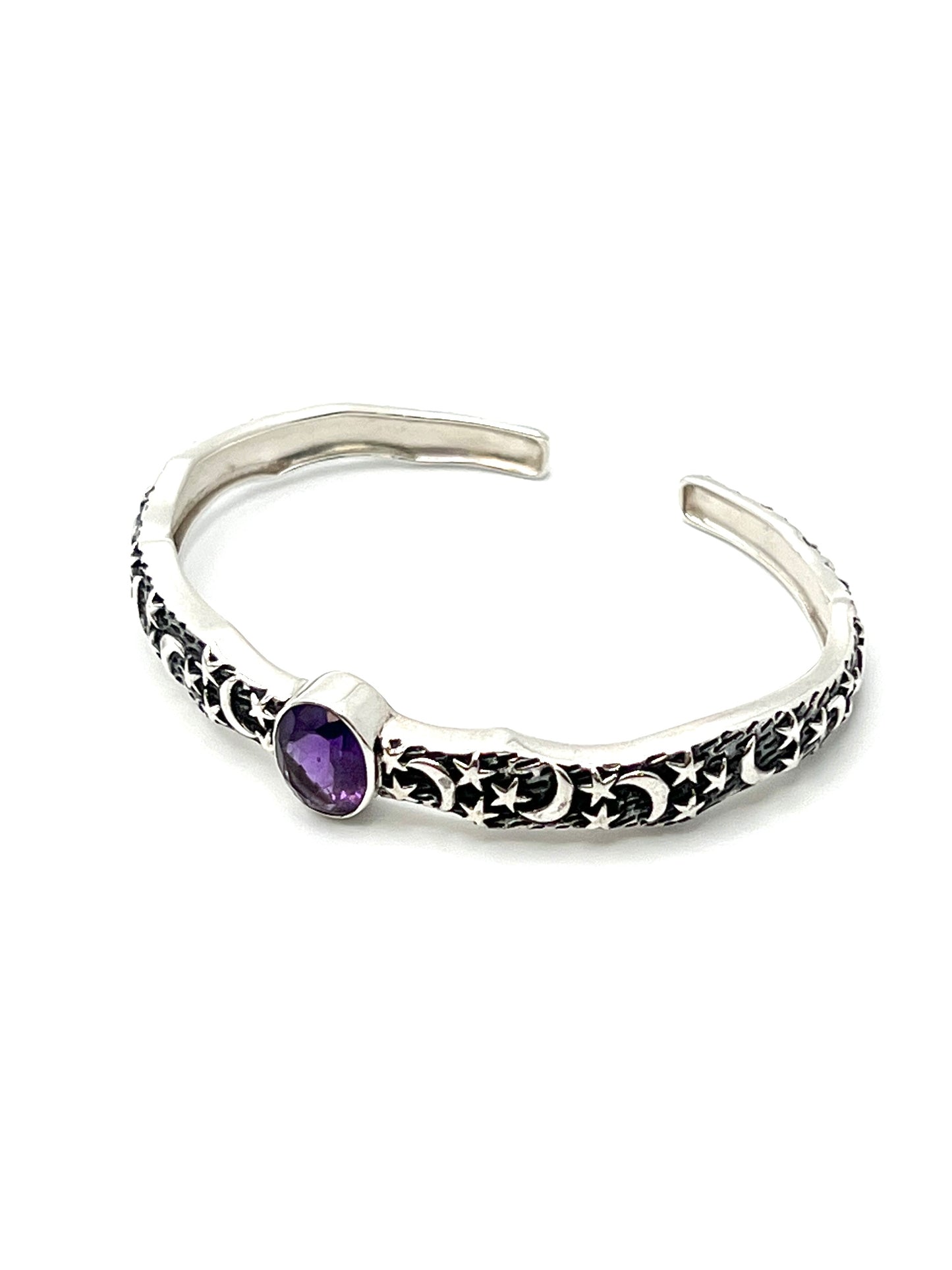 Sterling Silver Moon and Star Bracelets