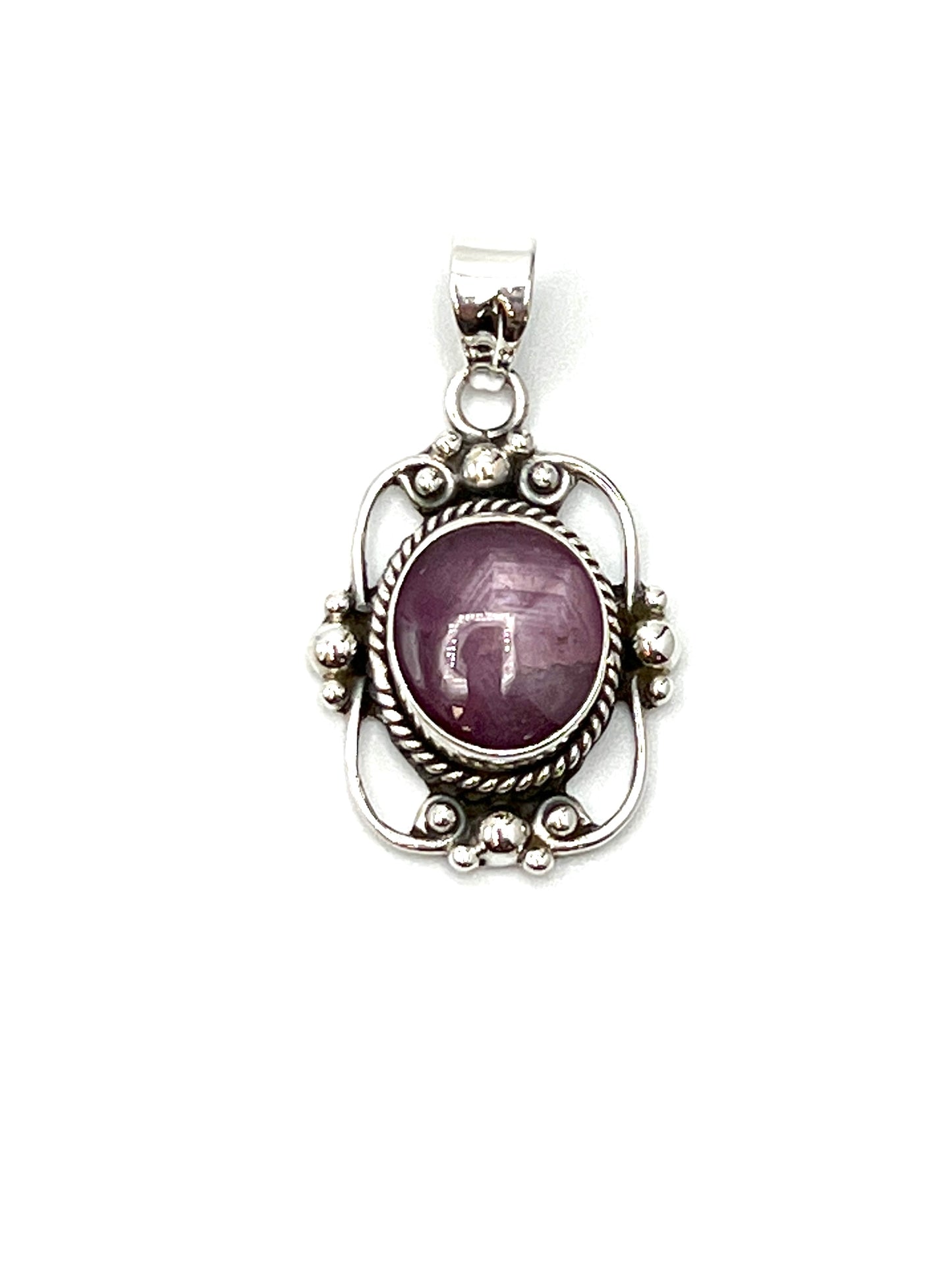 Sterling Silver Victorian Mirror Pendants Premium Stones