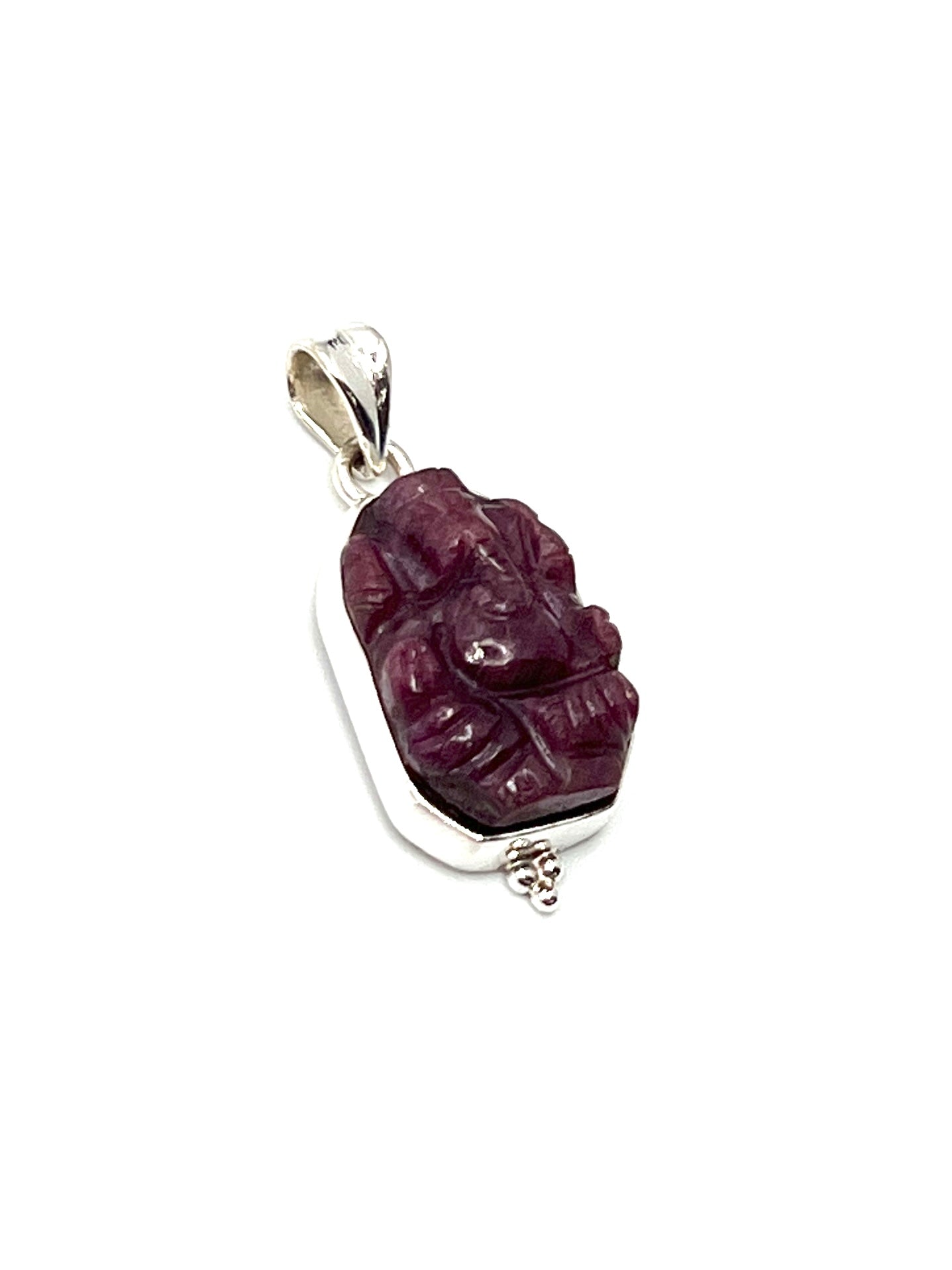 Ruby Ganesh Pendants