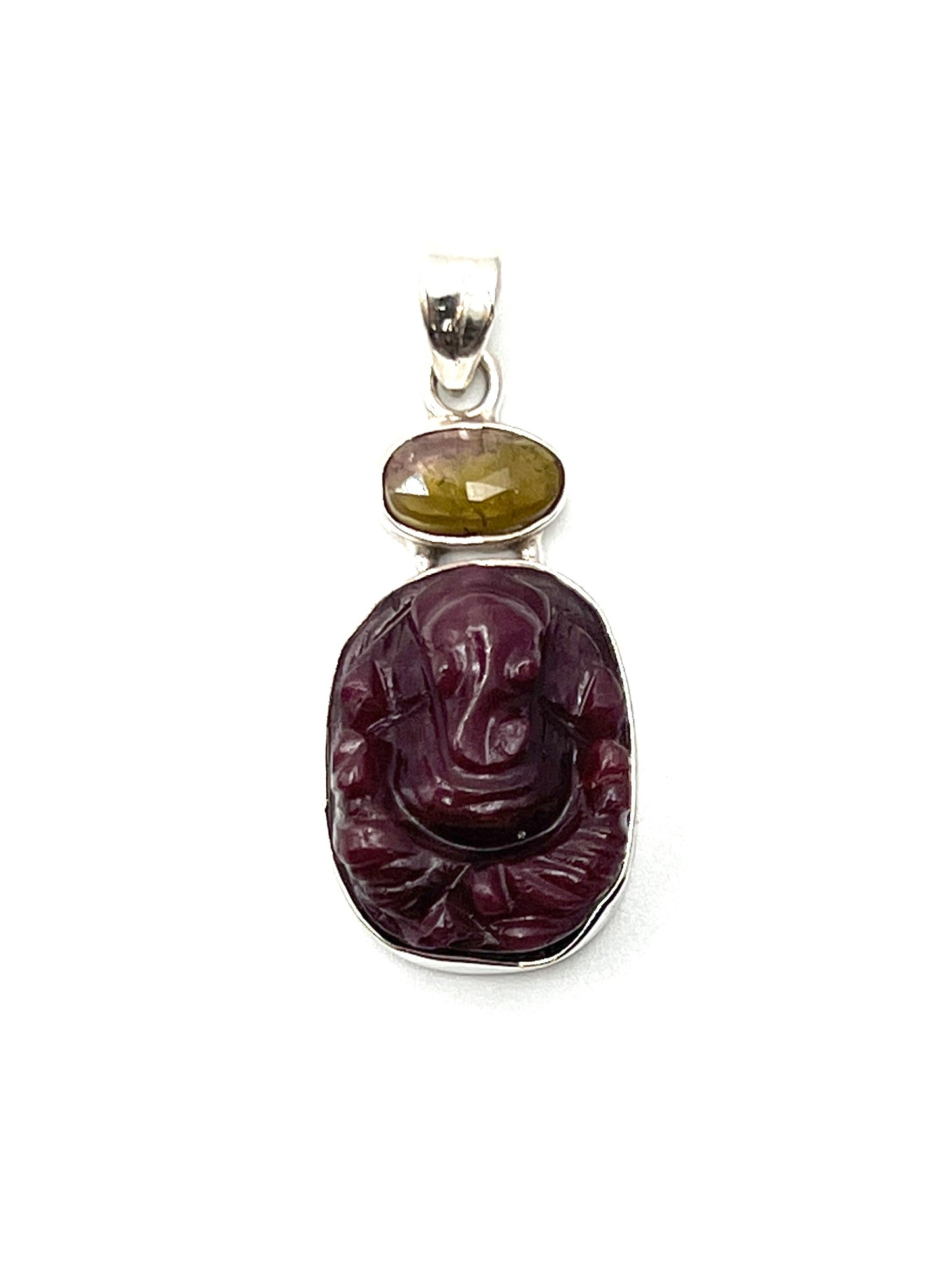 Ruby Ganesh Pendants
