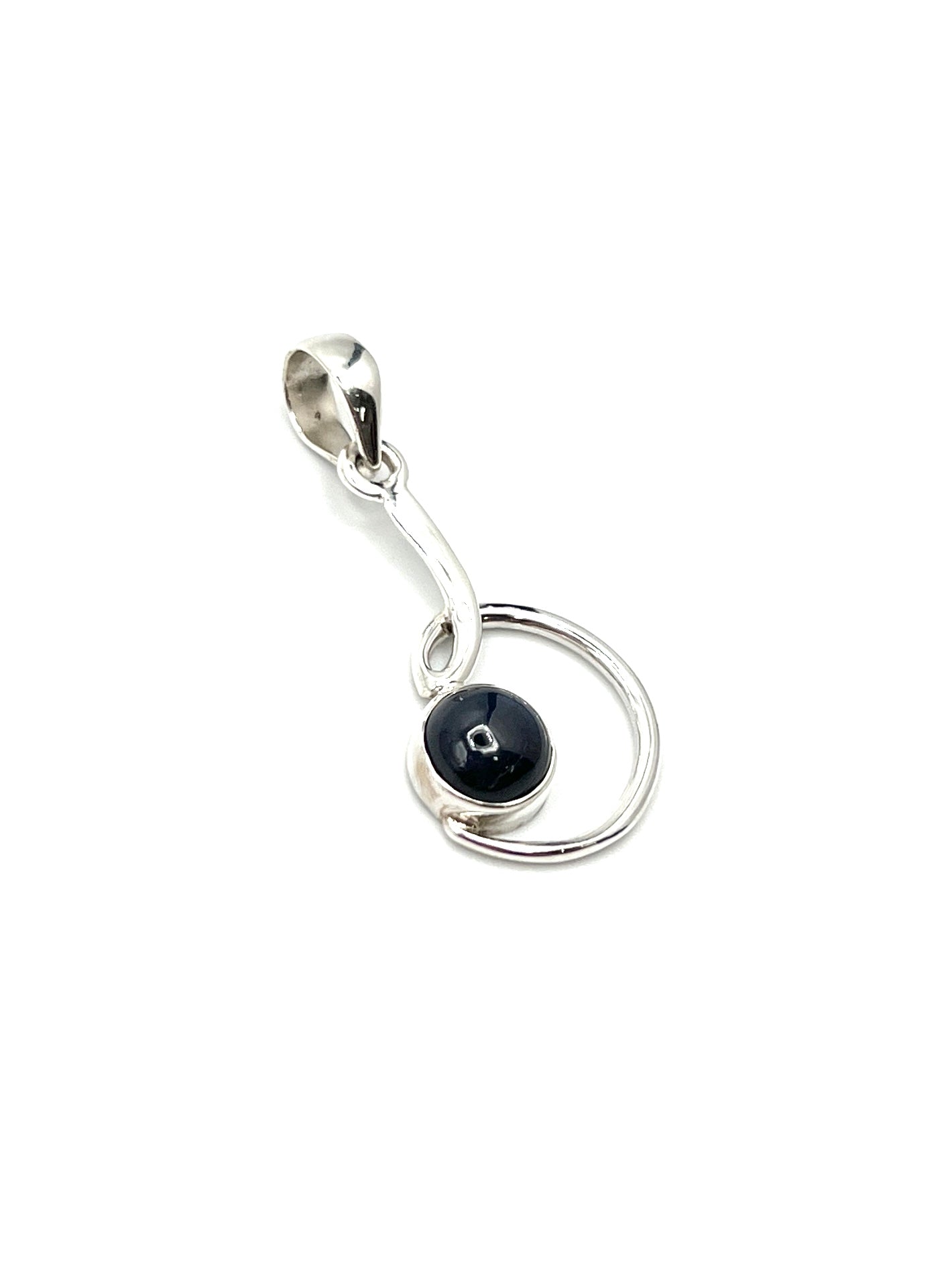 Circle Swirl Pendants Premium Stones