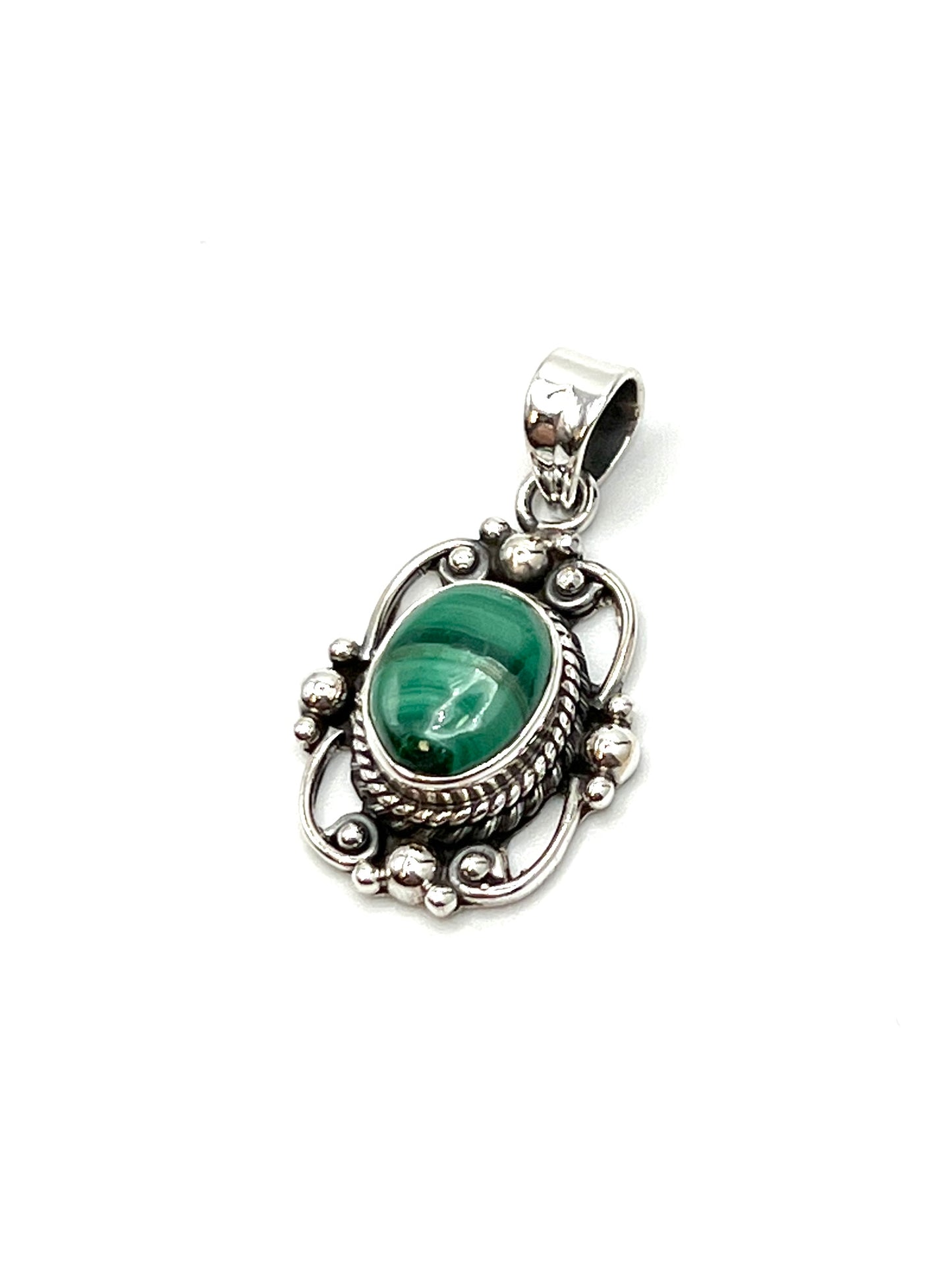 Sterling Silver Victorian Mirror Pendants