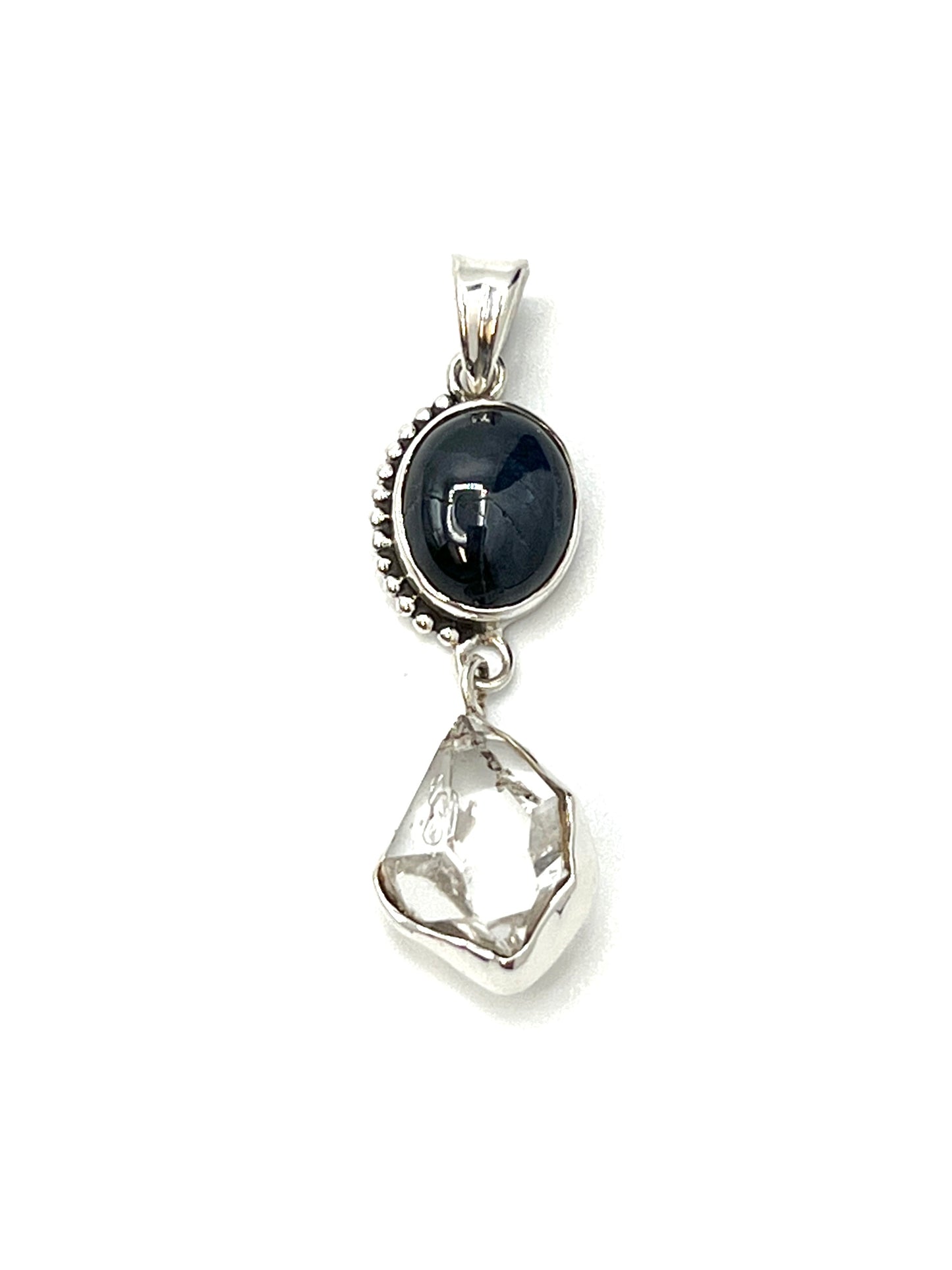 Bali Oval Herkimer Pendants