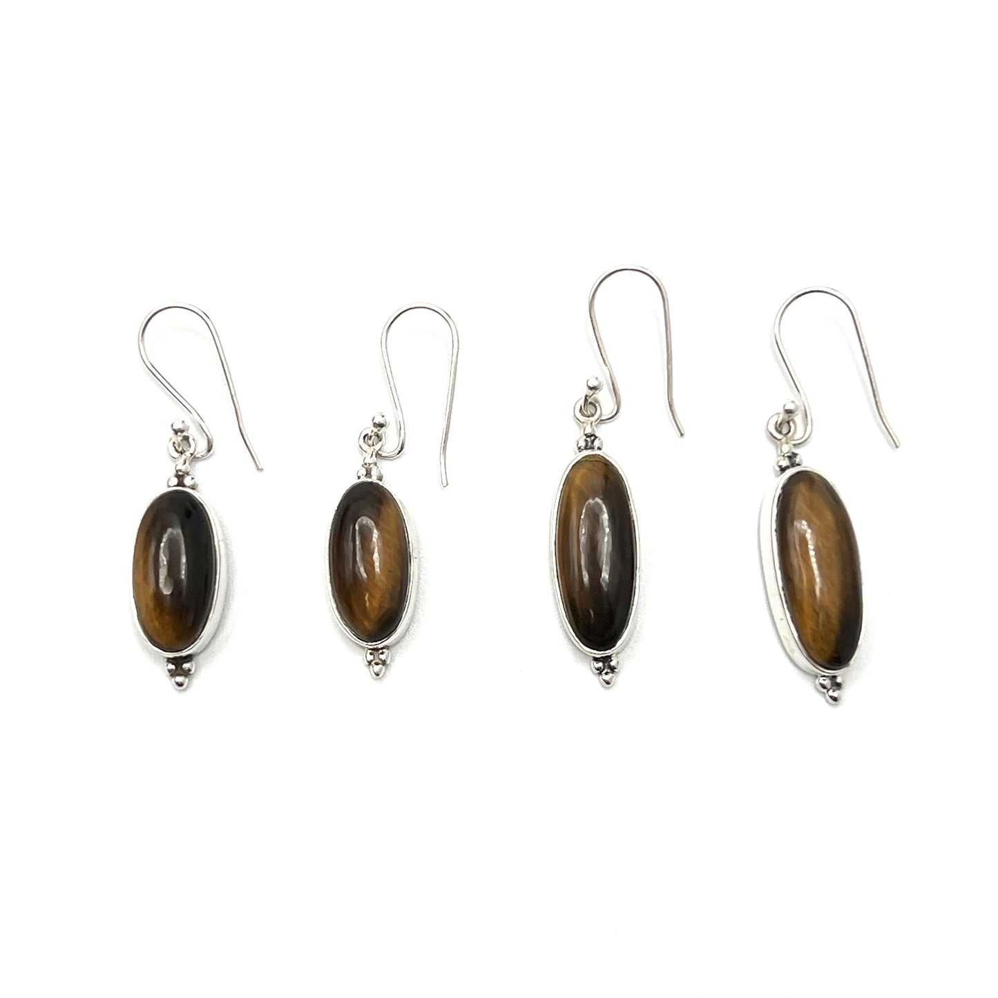 Large Bali Oval Earrings