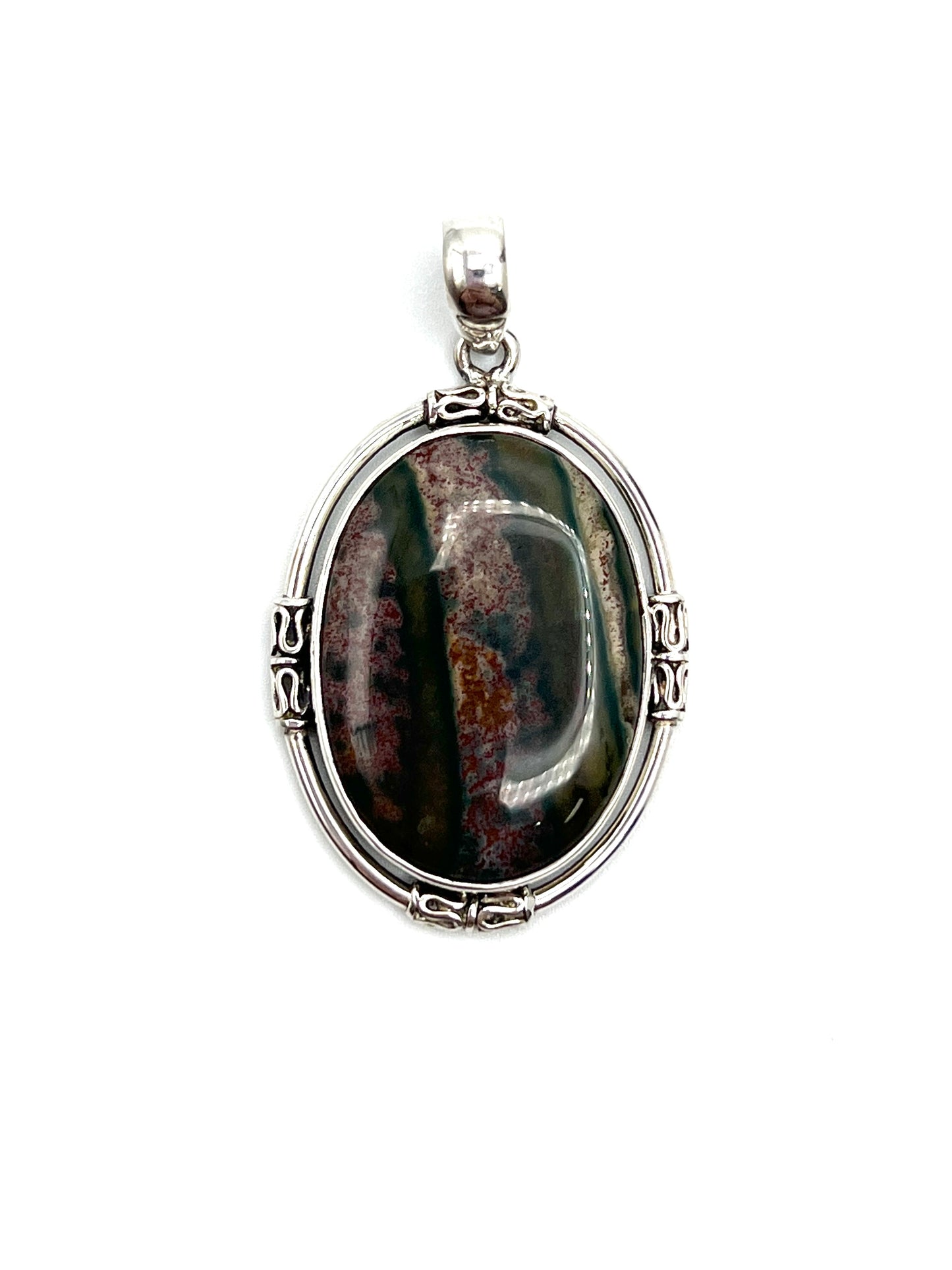 Bali Bloodstone Pendants