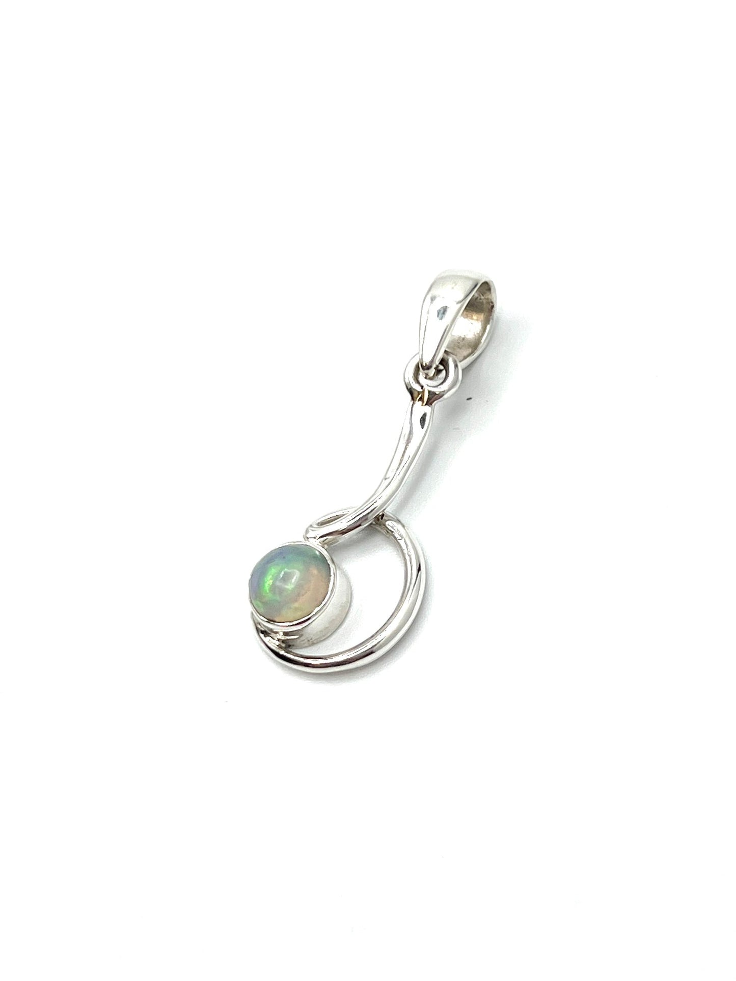 Circle Swirl Pendants Premium Stones