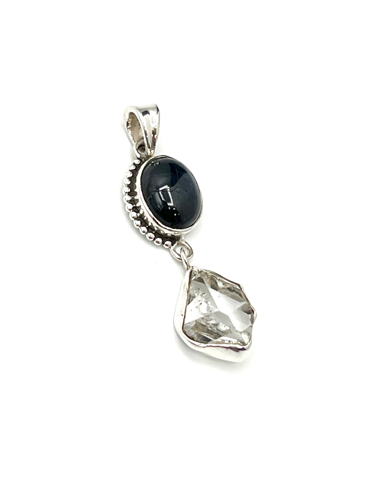 Bali Oval Herkimer Pendants