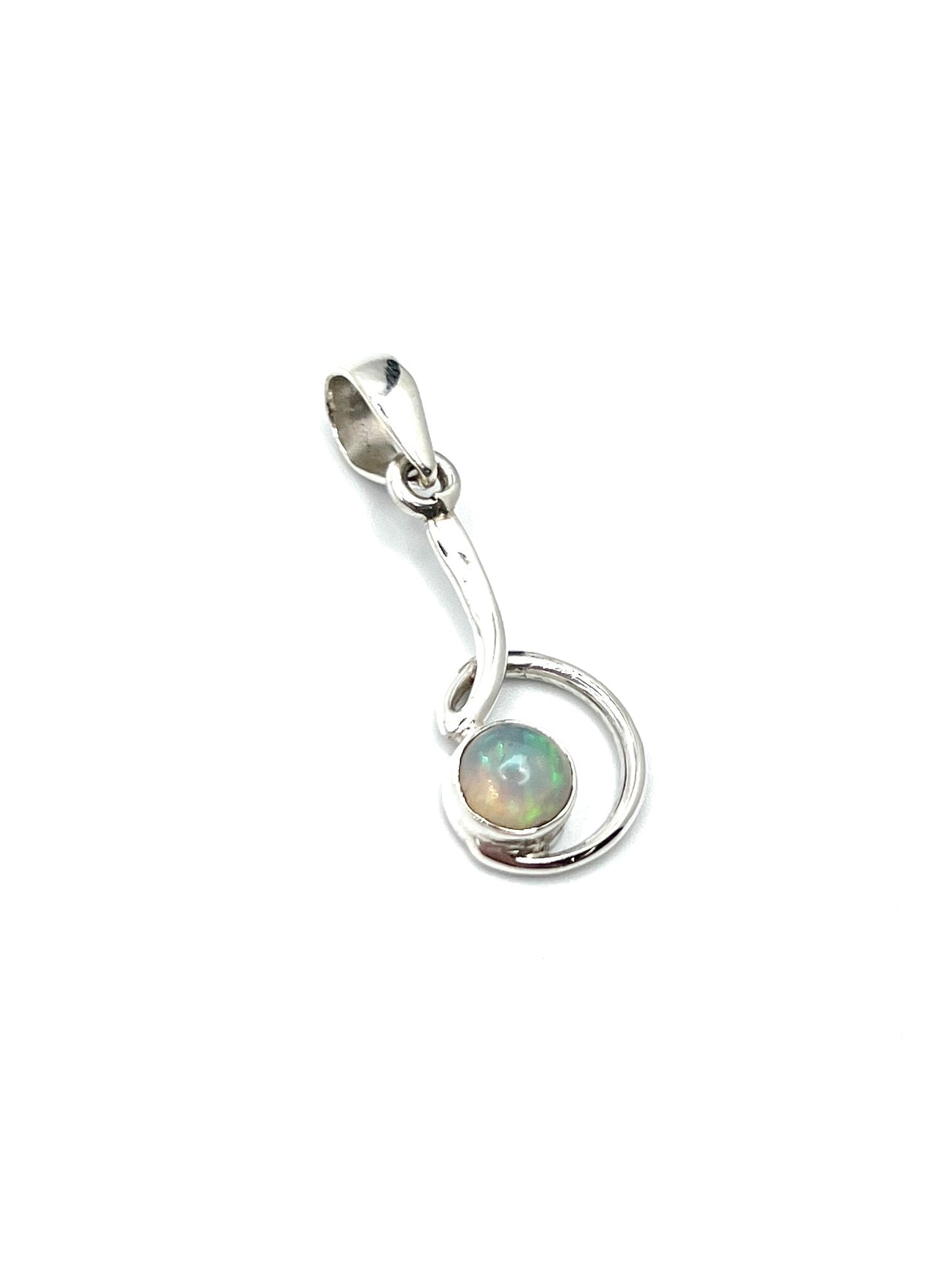 Circle Swirl Pendants Premium Stones