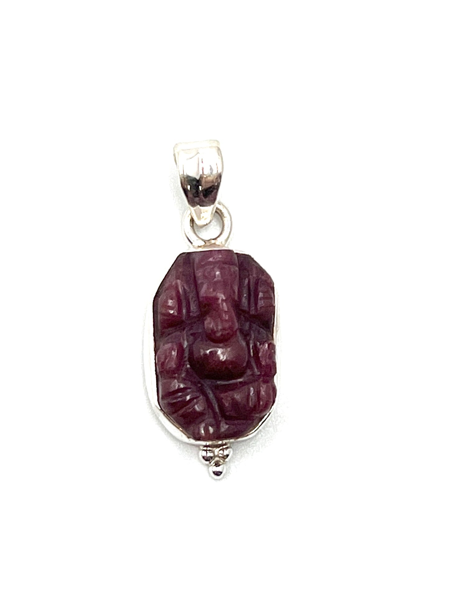 Ruby Ganesh Pendants