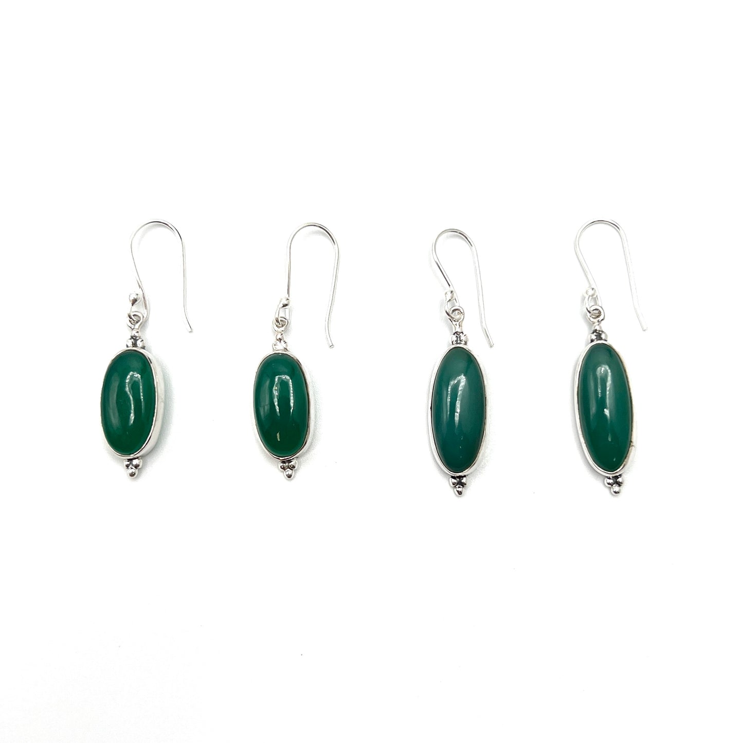 Large Bali Oval Earrings