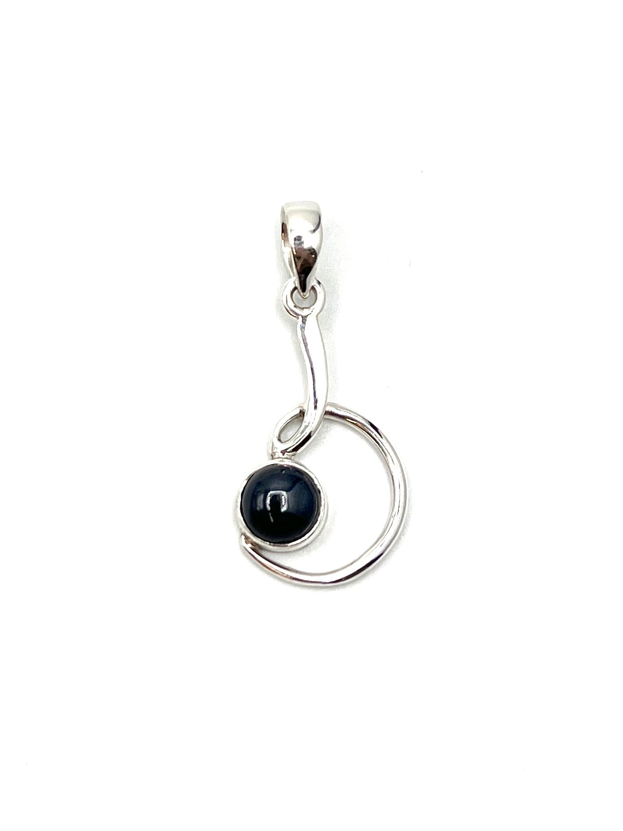 Circle Swirl Pendants Premium Stones