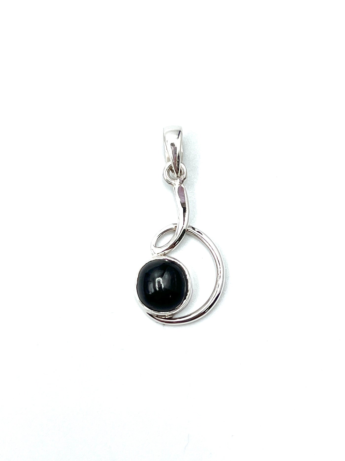 Circle Swirl Pendants Premium Stones