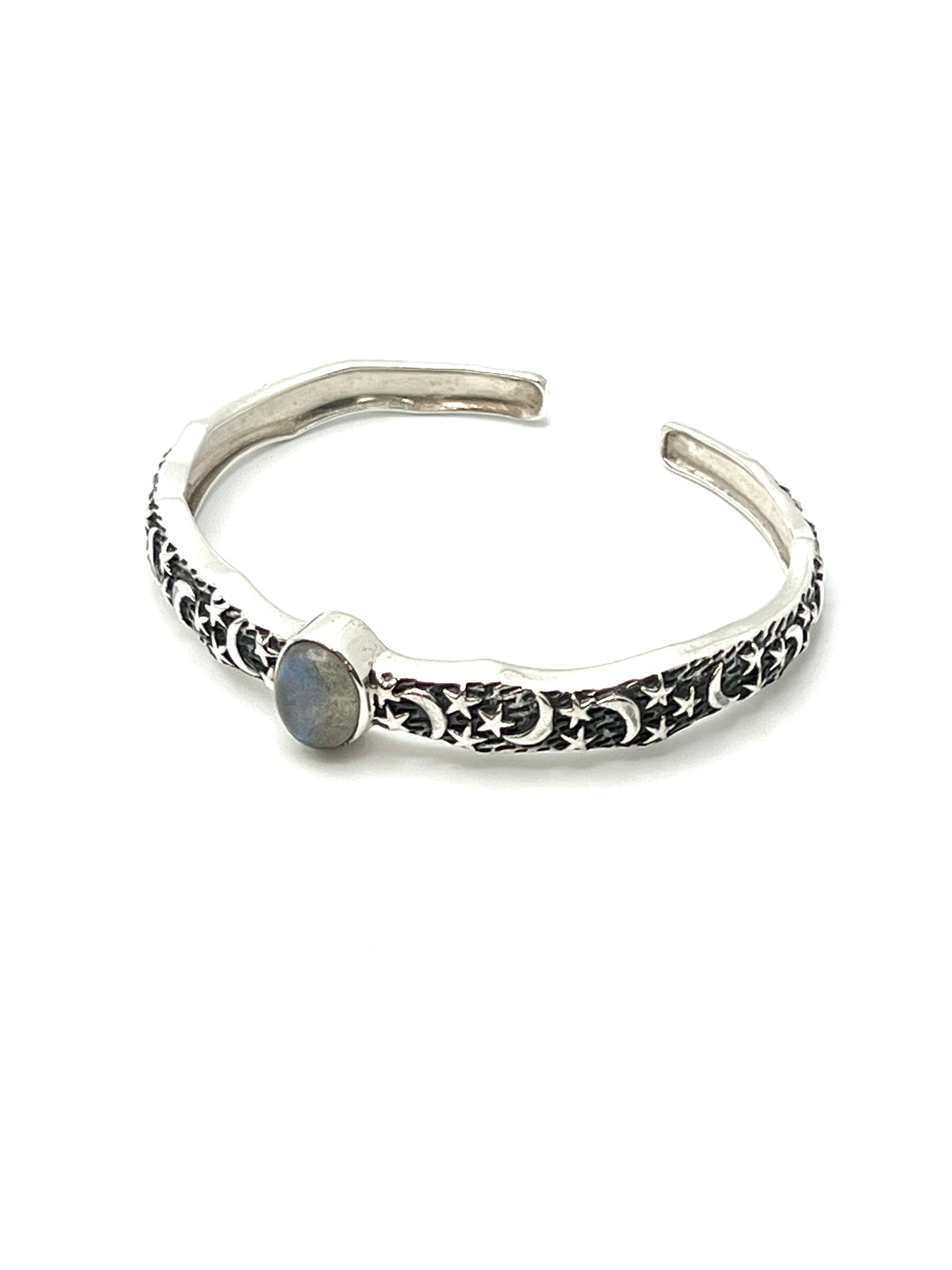 Sterling Silver Moon and Star Bracelets