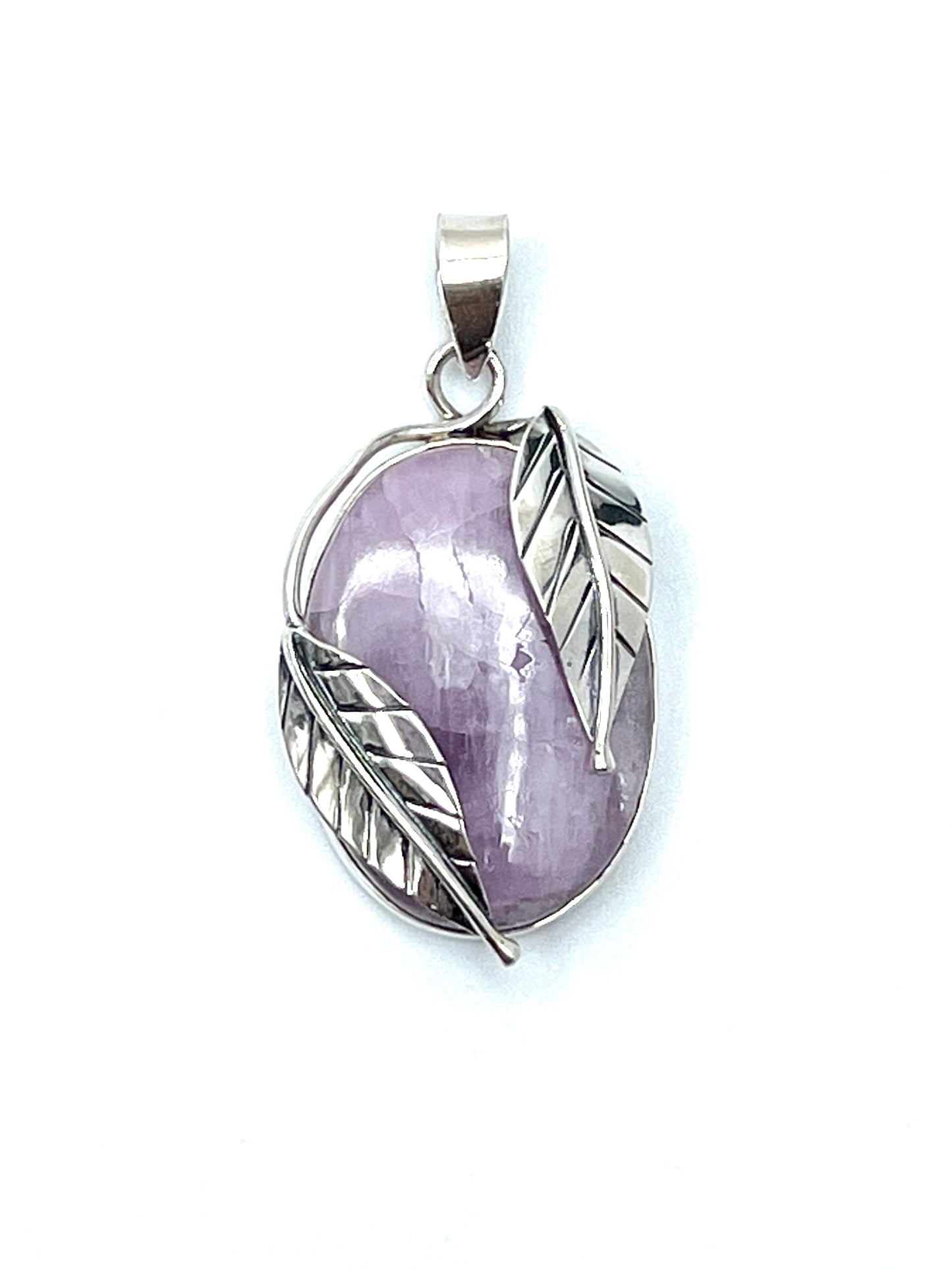 Kunzite Leaf Pendants