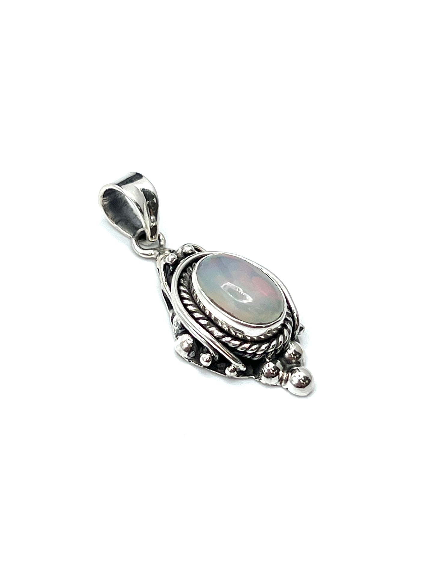 Bali Ball Point Opal Pendants