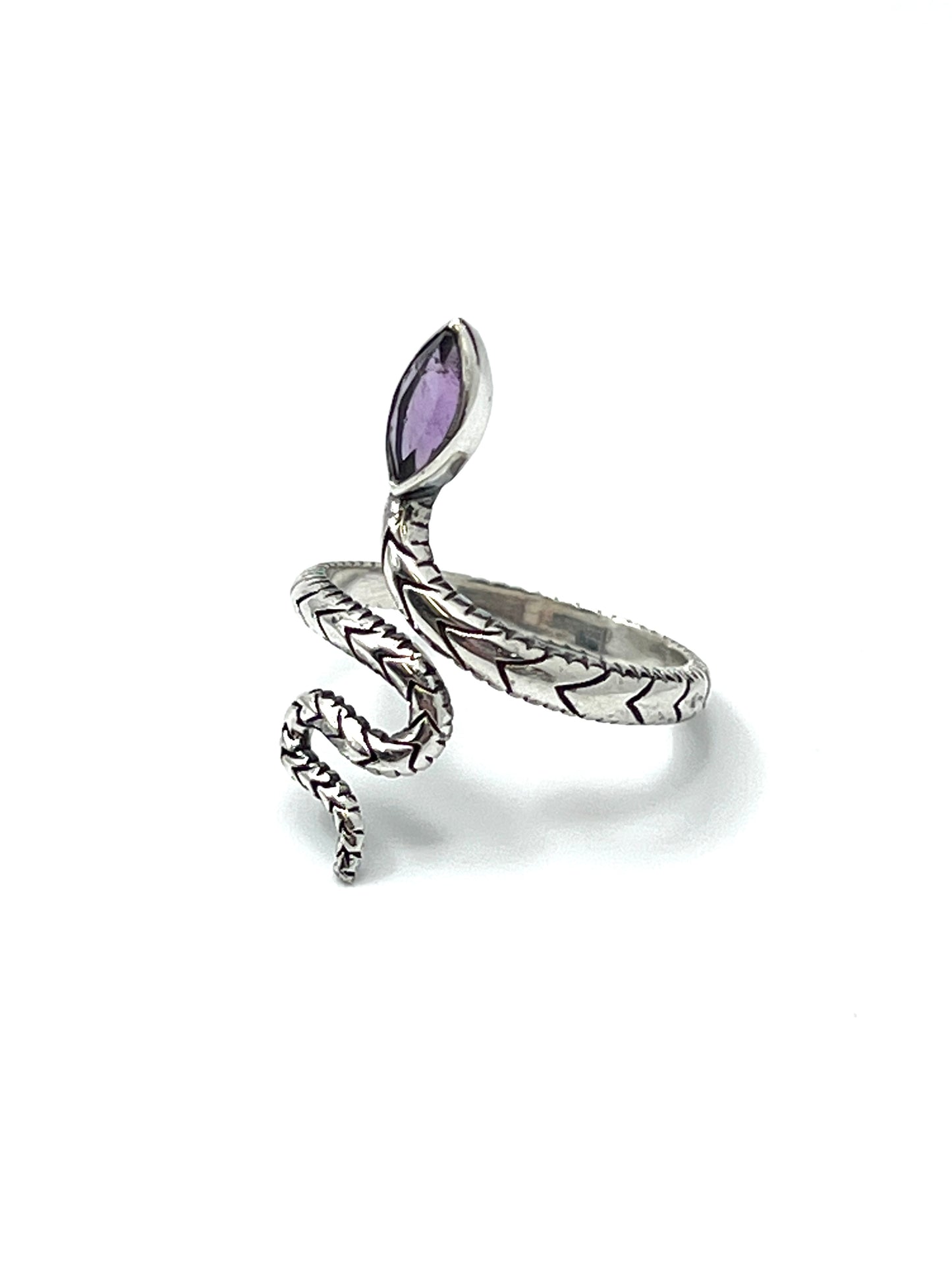 Gemstone Snake Rings
