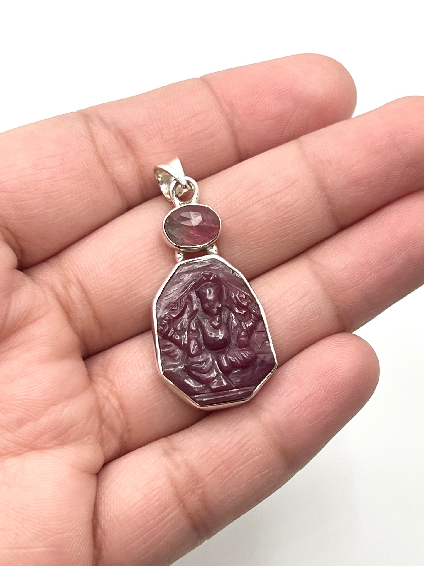 Ruby Ganesh Pendants