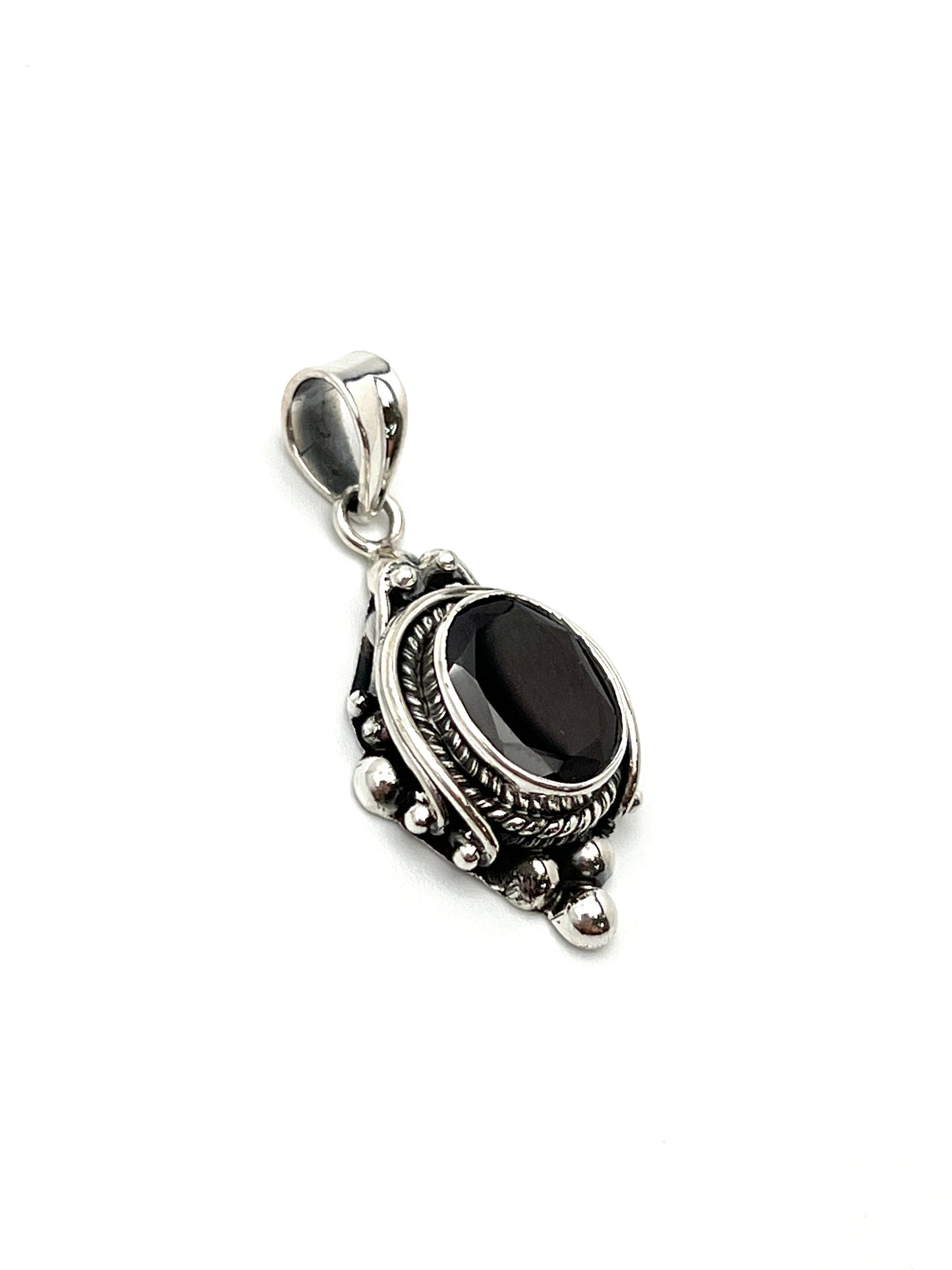 Bali Ball Point Garnet Pendants