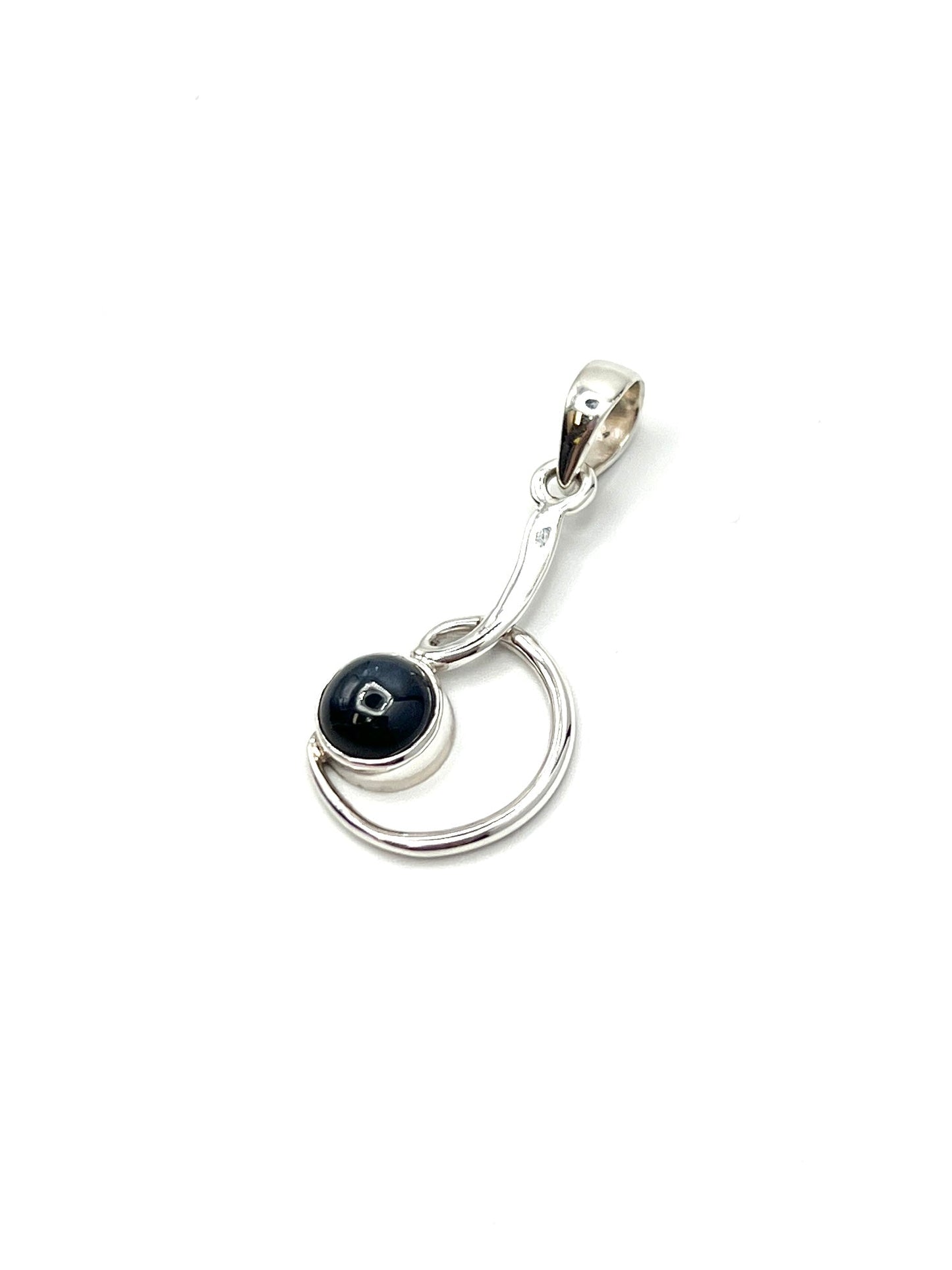 Circle Swirl Pendants Premium Stones