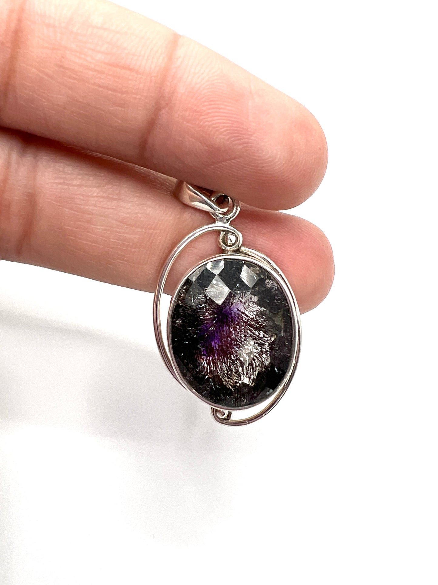 Silver Double Wire Super 7 Pendants