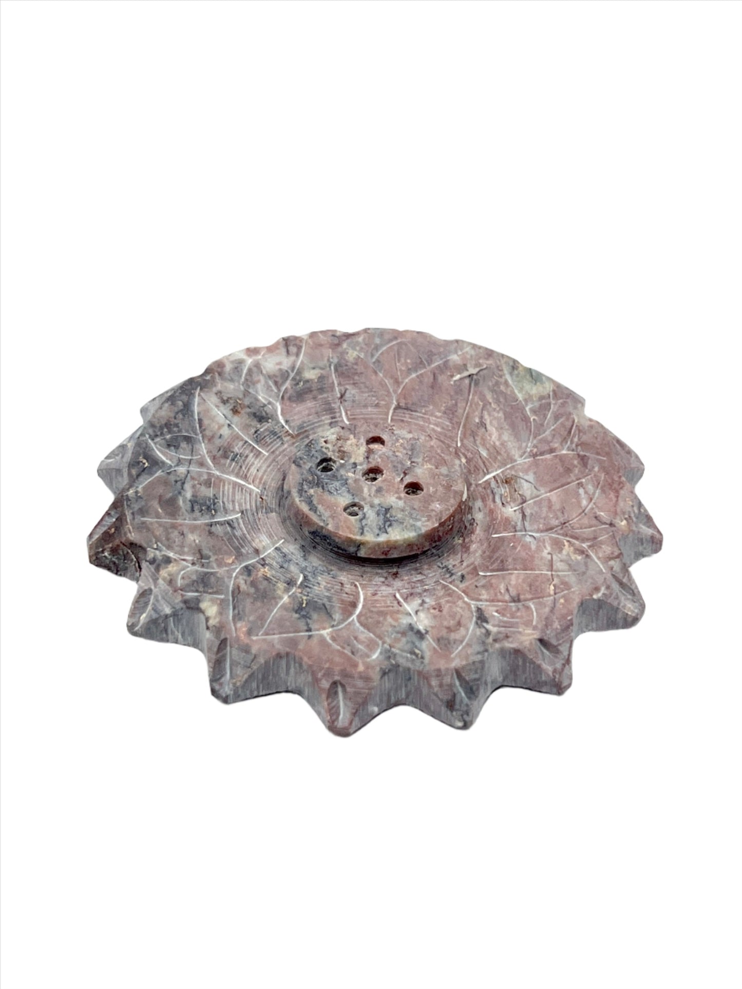 Lotus Soapstone Incense Burner