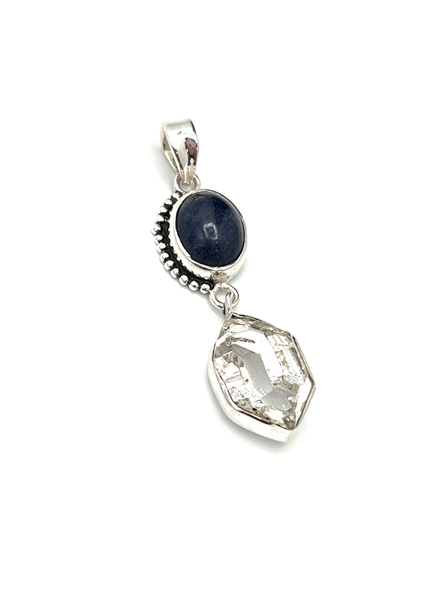 Bali Oval Herkimer Pendants