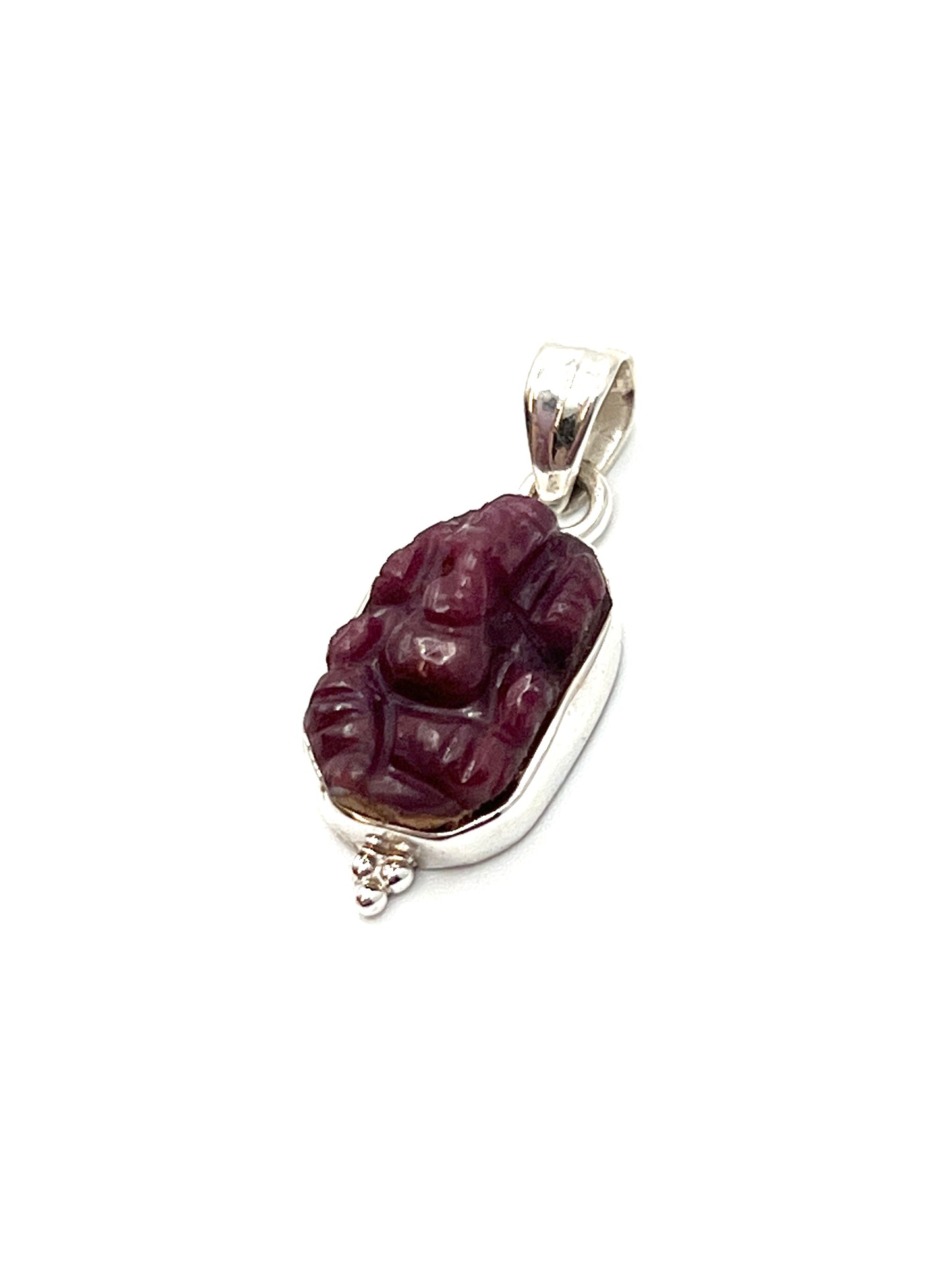 Ruby Ganesh Pendants