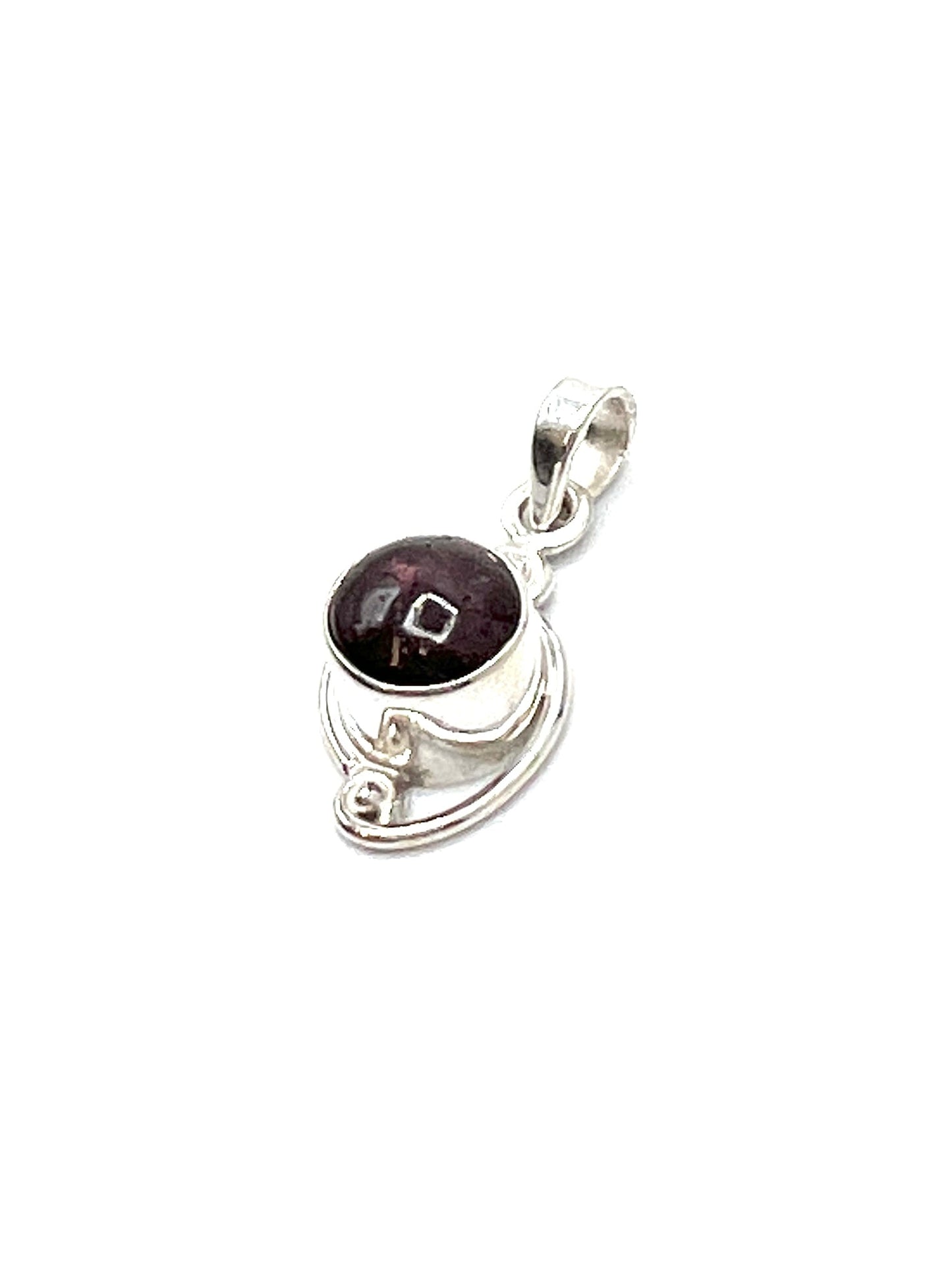 Silver Double Wire Gemstone Pendants Premium Stones