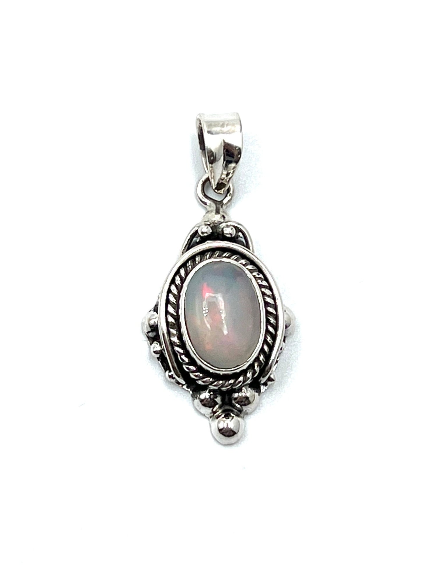 Bali Ball Point Opal Pendants