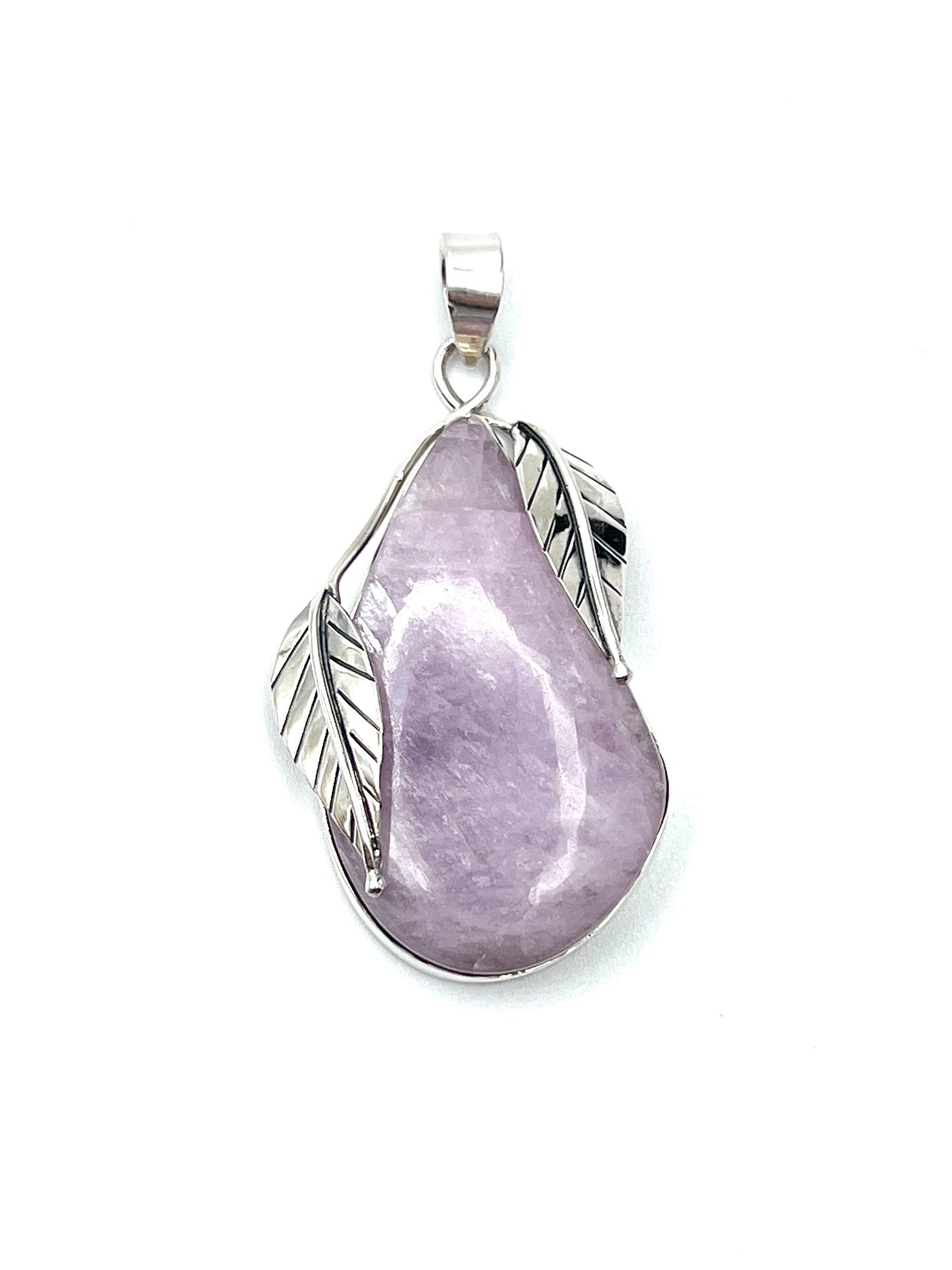 Kunzite Leaf Pendants