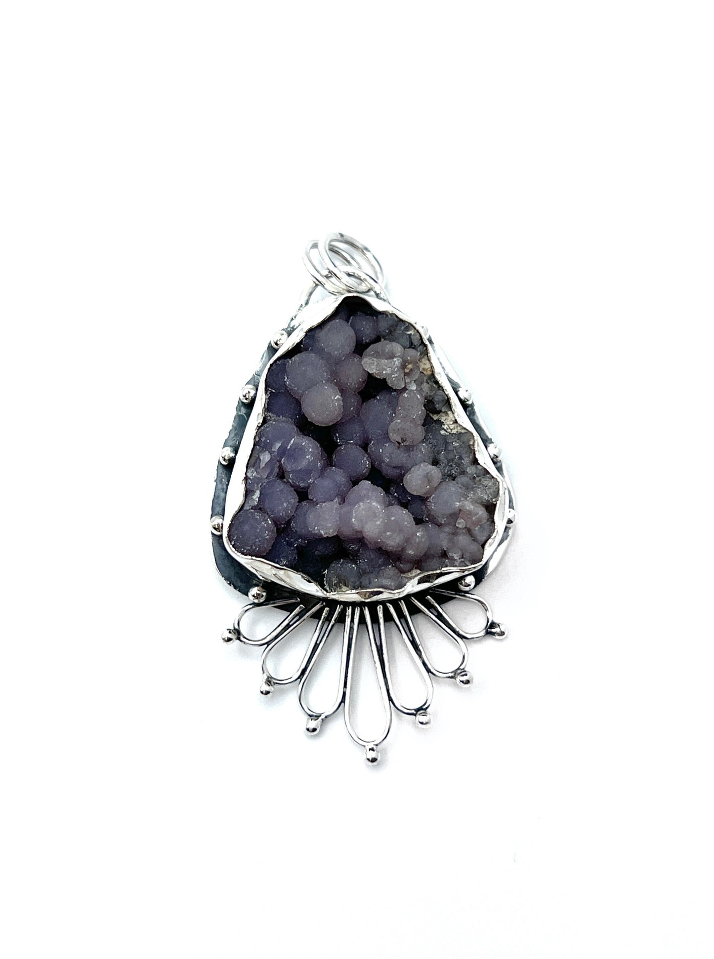 Grape Agate Pendants