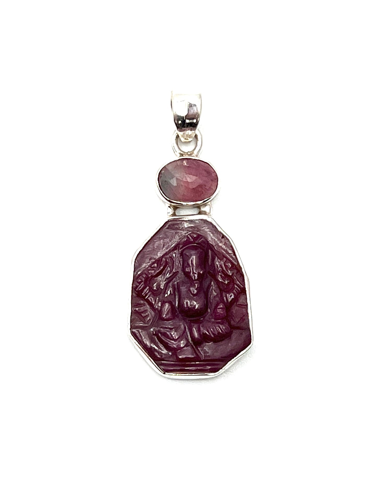 Ruby Ganesh Pendants