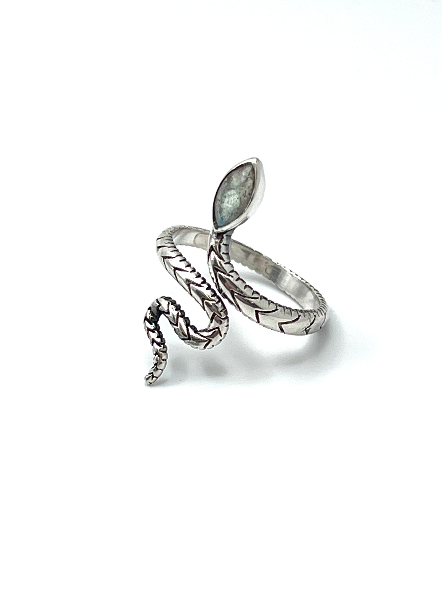 Gemstone Snake Rings